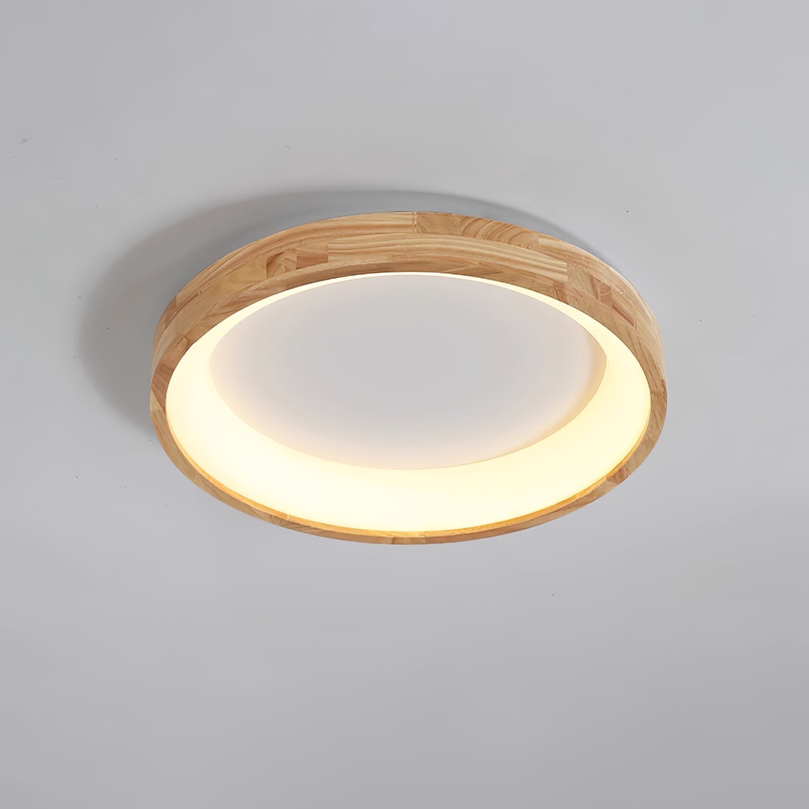 Uphae Modern Minimalist Square Wood Ceiling Light - Letslighting