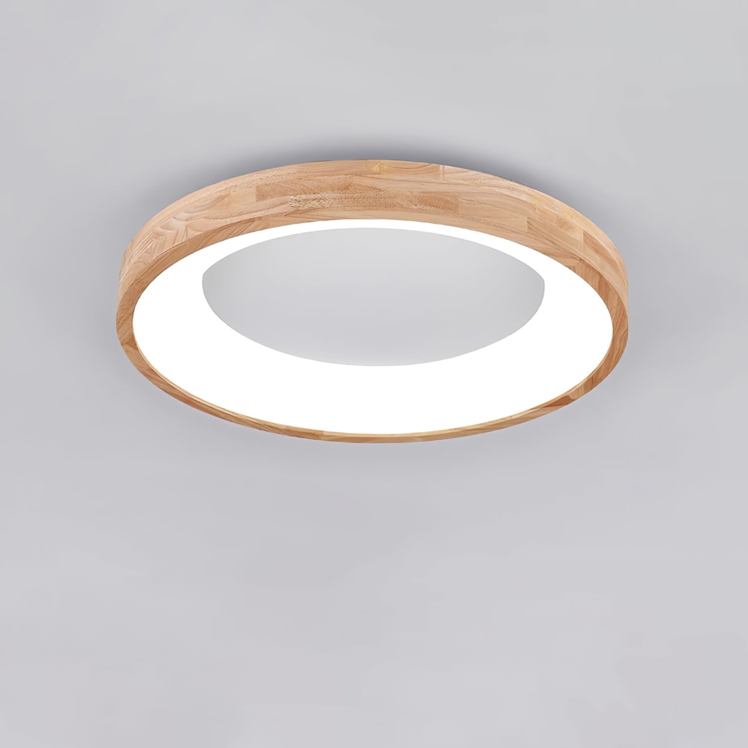 Uphae Modern Minimalist Square Wood Ceiling Light - Letslighting