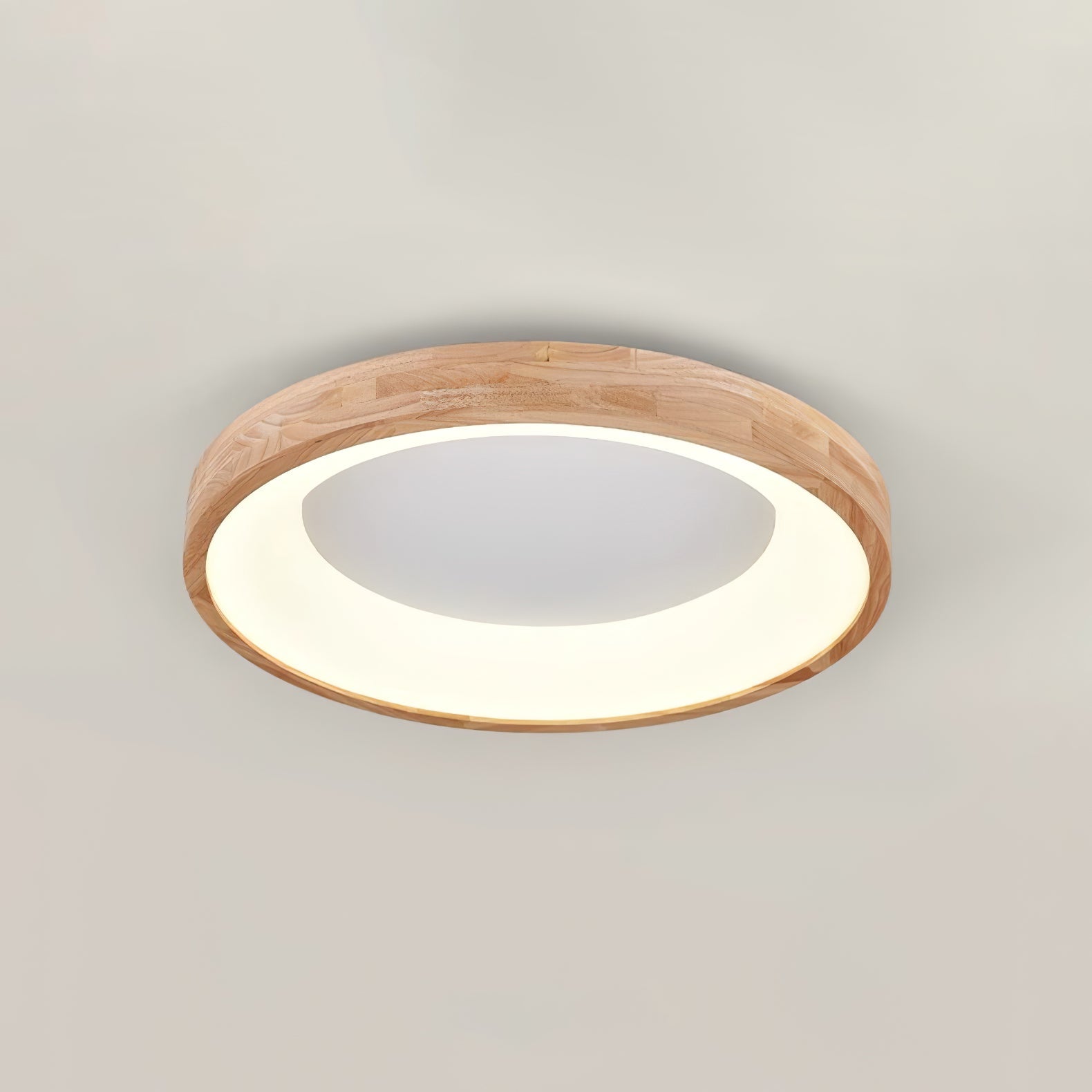 Uphae Modern Minimalist Square Wood Ceiling Light - Letslighting