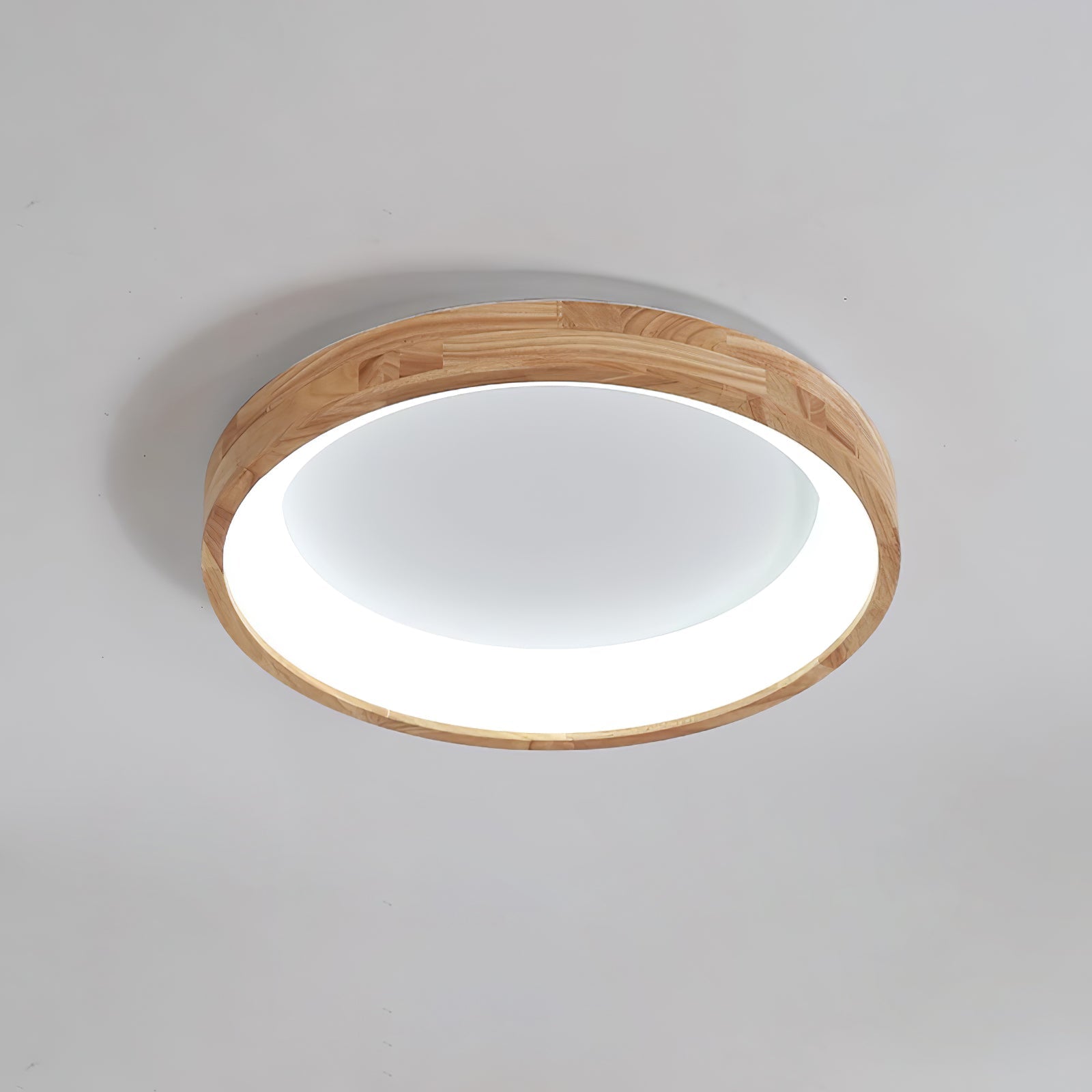 Uphae Modern Minimalist Square Wood Ceiling Light - Letslighting