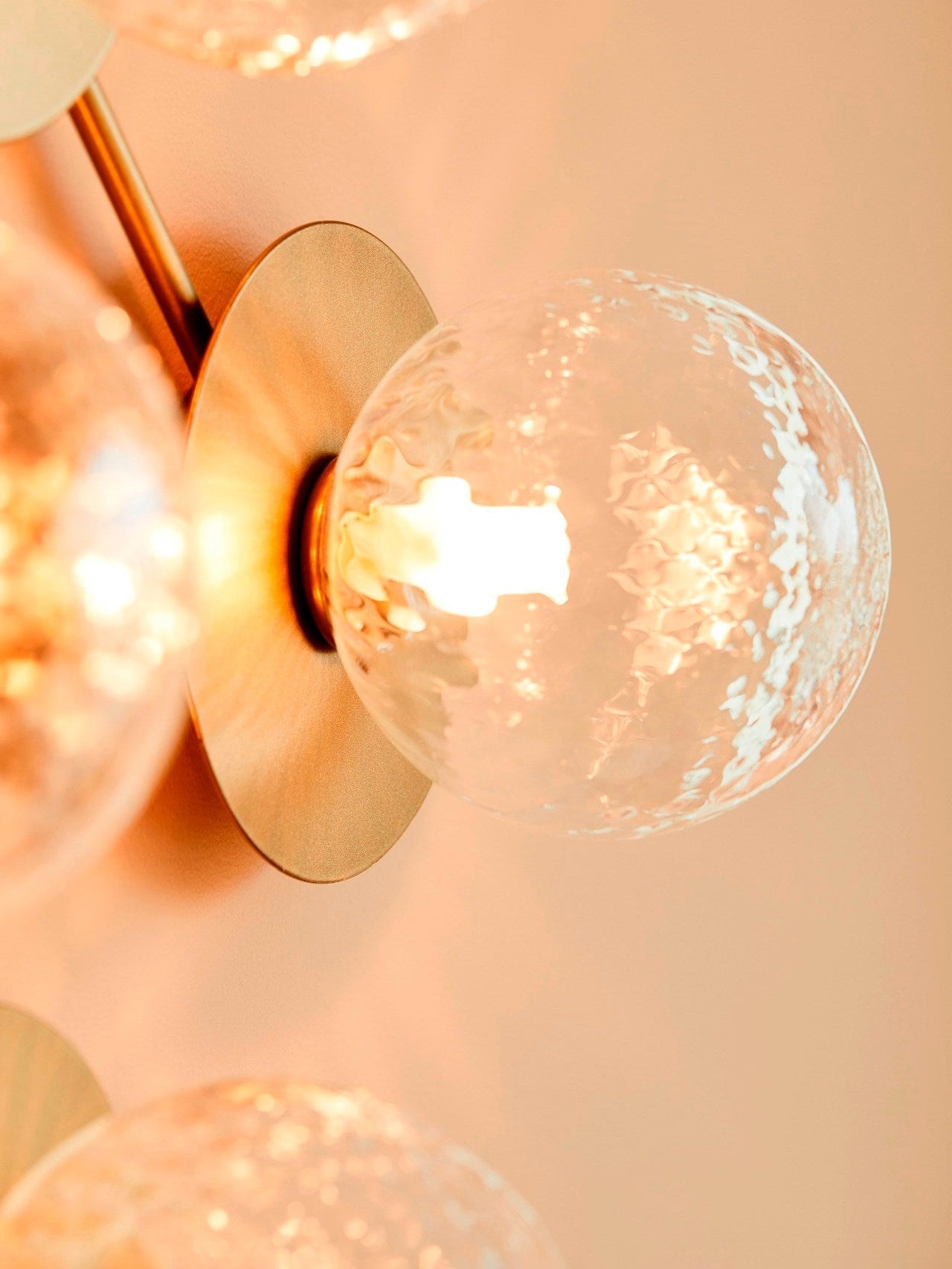 Lustra Wall Lamp Disc Globe Minimalist - Letslighting