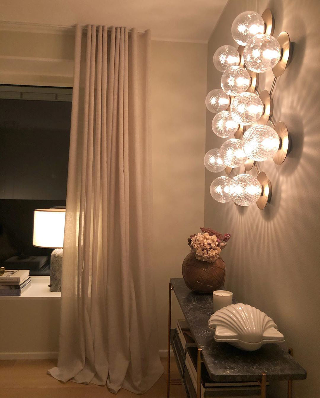 Lustra Wall Lamp Disc Globe Minimalist - Letslighting