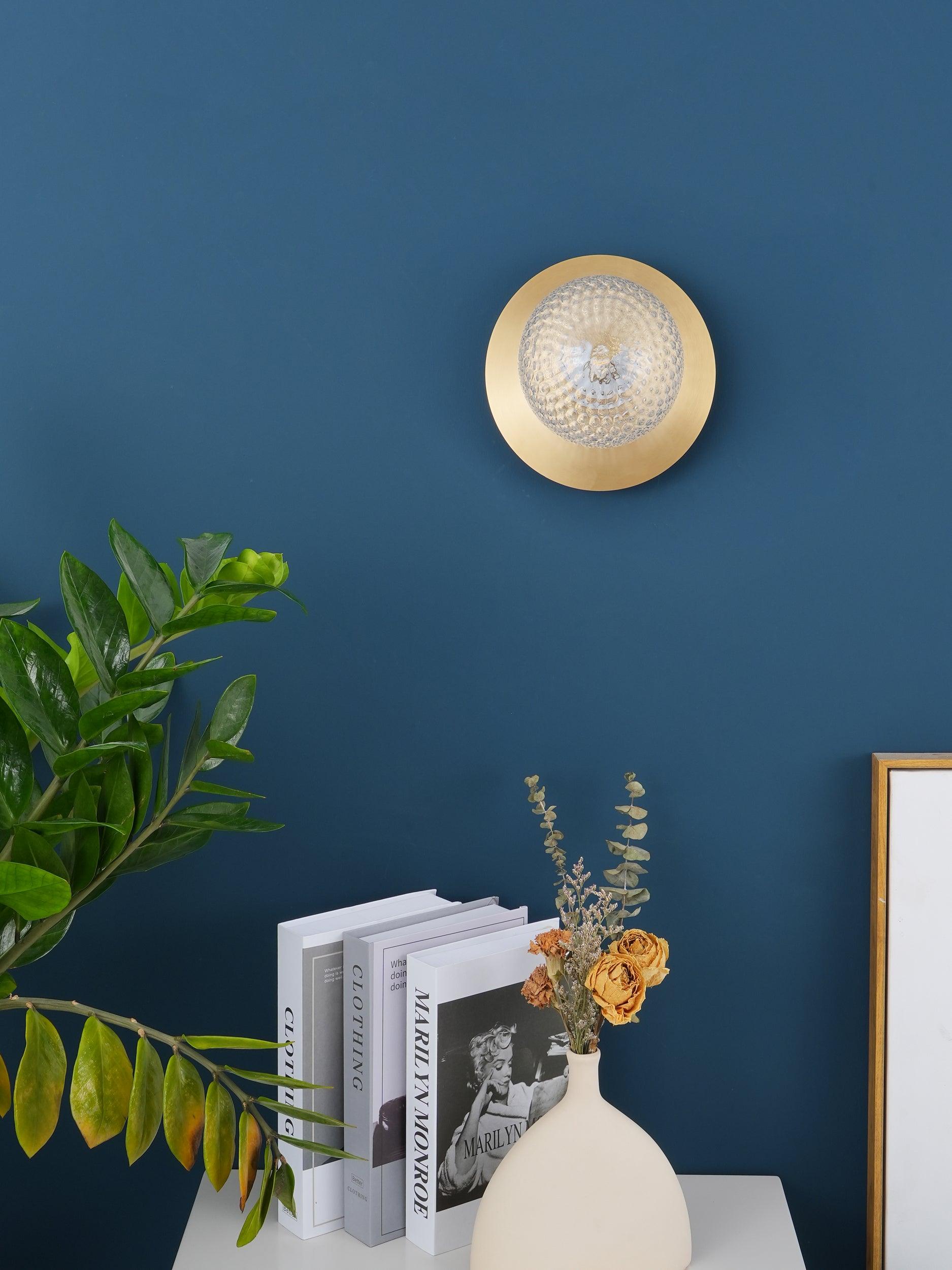 Lustra Wall Lamp Disc Globe Minimalist - Letslighting
