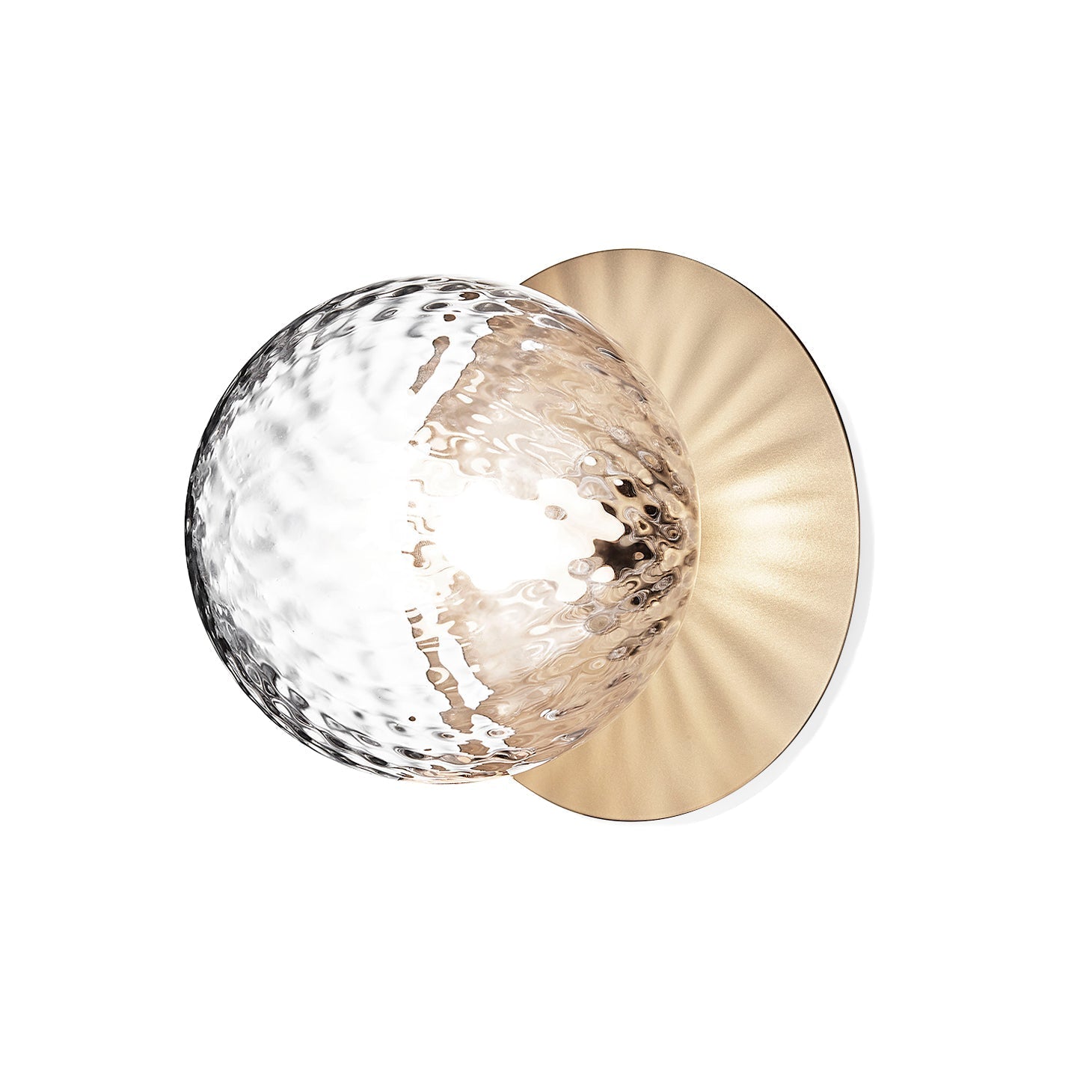 Lustra Wall Lamp Disc Globe Minimalist - Letslighting