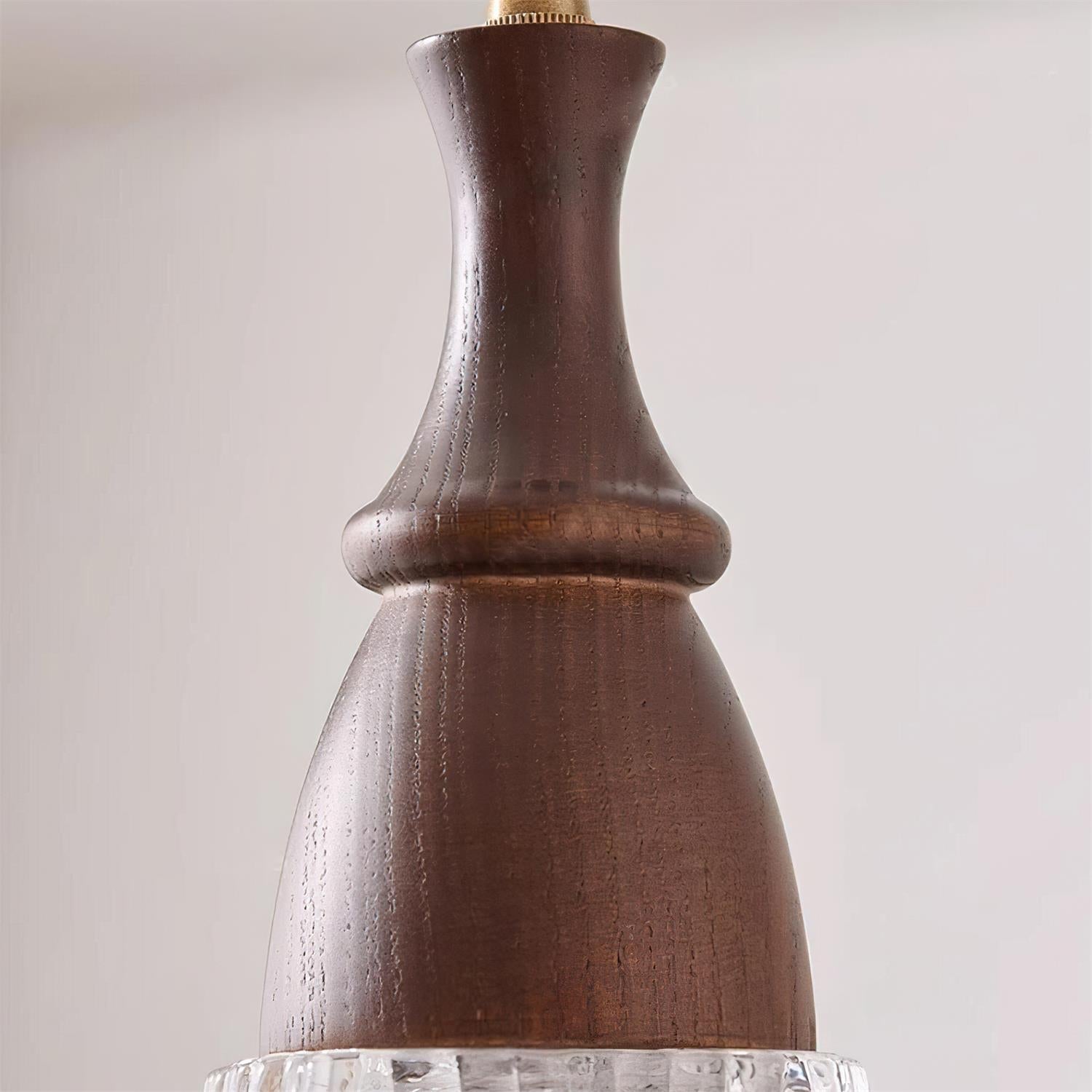 Lila Pendant Lamp Glass Folded Green Vintage - Letslighting