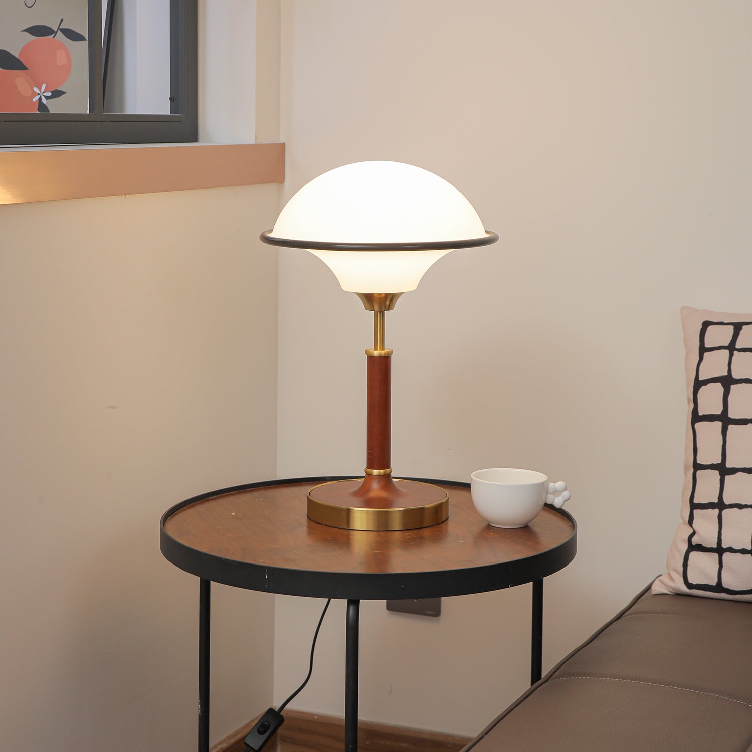 Solstic Wood Mid-Century Table Lamp - Letslighting