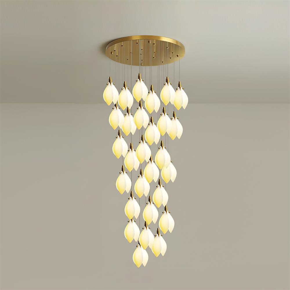 Lilium Chandelier Drop Cascading Petals - Letslighting