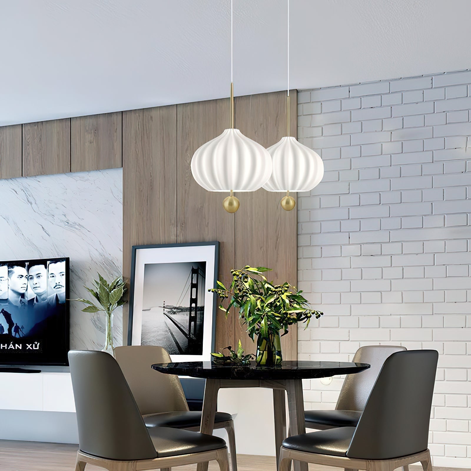 Zamarir Modern Minimalist Glass Pendant Lamp - Letslighting