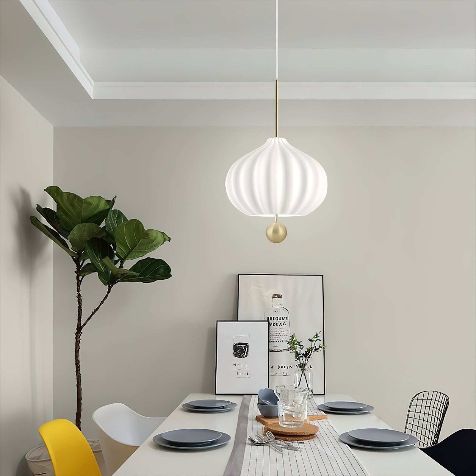 Zamarir Modern Minimalist Glass Pendant Lamp - Letslighting