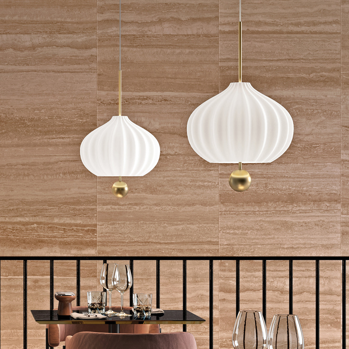 Zamarir Modern Minimalist Glass Pendant Lamp - Letslighting