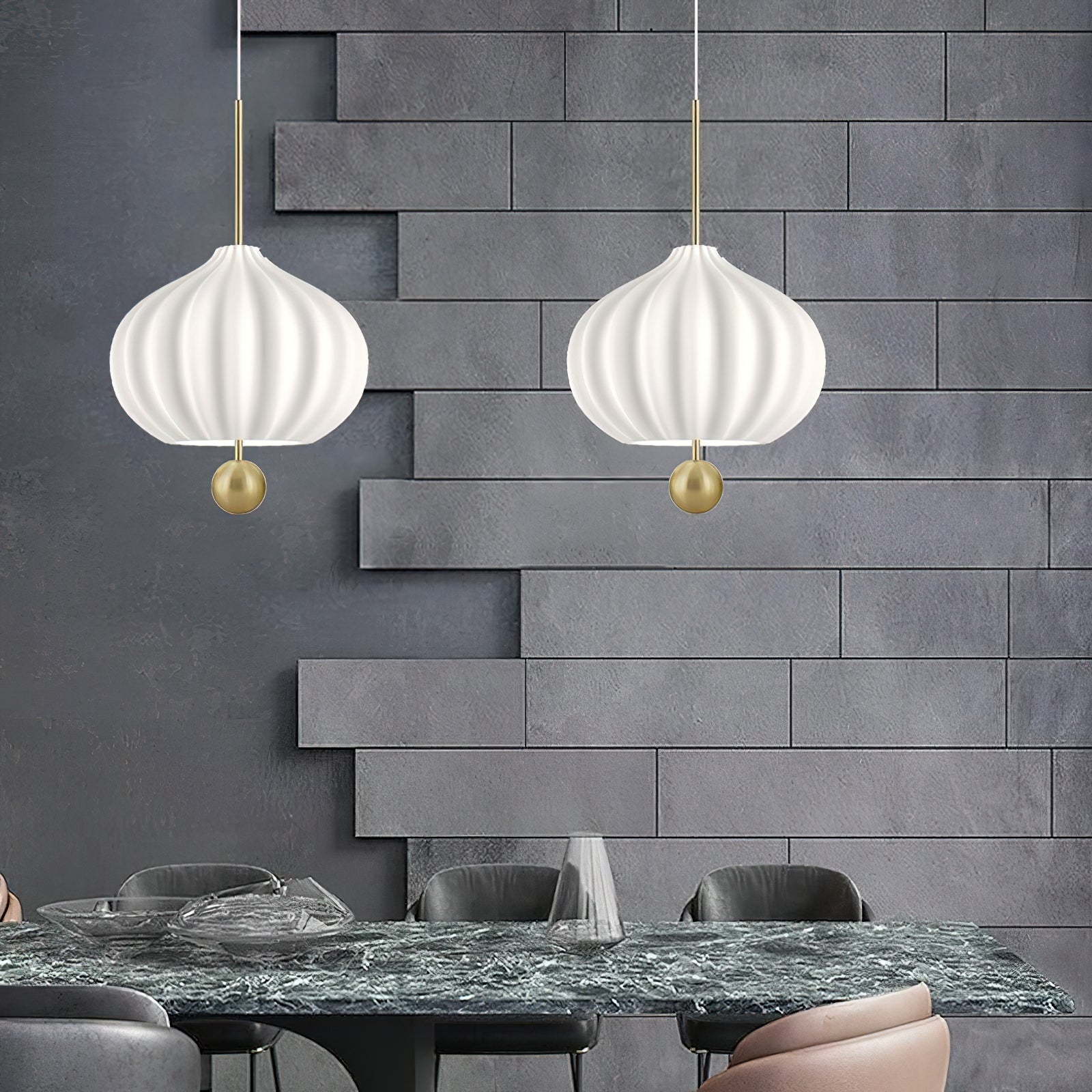 Zamarir Modern Minimalist Glass Pendant Lamp - Letslighting