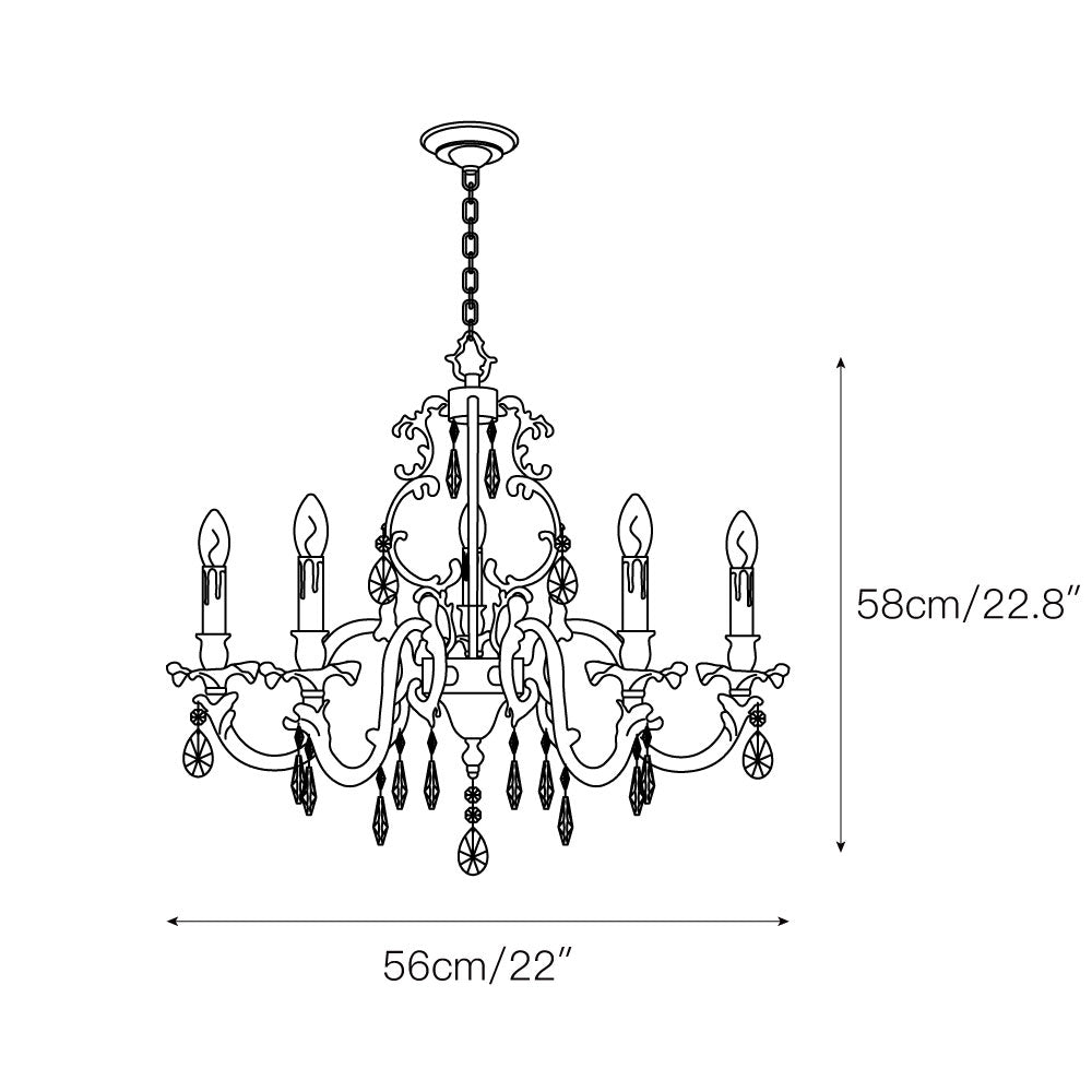 Olrinila Postmodern Luxury Brass Crystal Chandelier - Letslighting