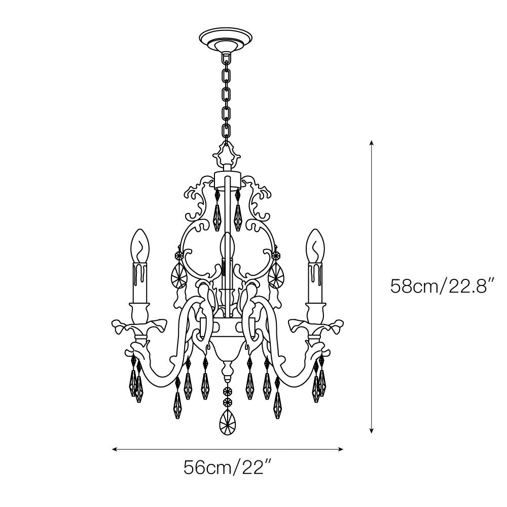 Olrinila Postmodern Luxury Brass Crystal Chandelier - Letslighting