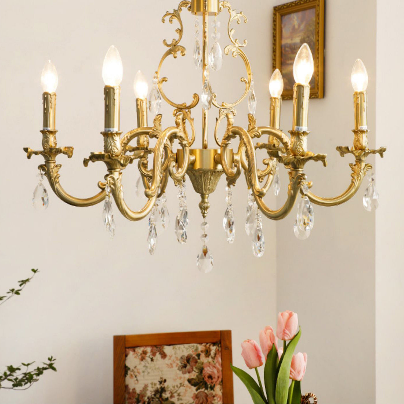 Olrinila Postmodern Luxury Brass Crystal Chandelier - Letslighting