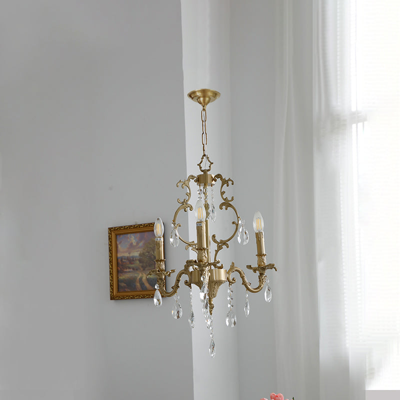 Olrinila Postmodern Luxury Brass Crystal Chandelier - Letslighting