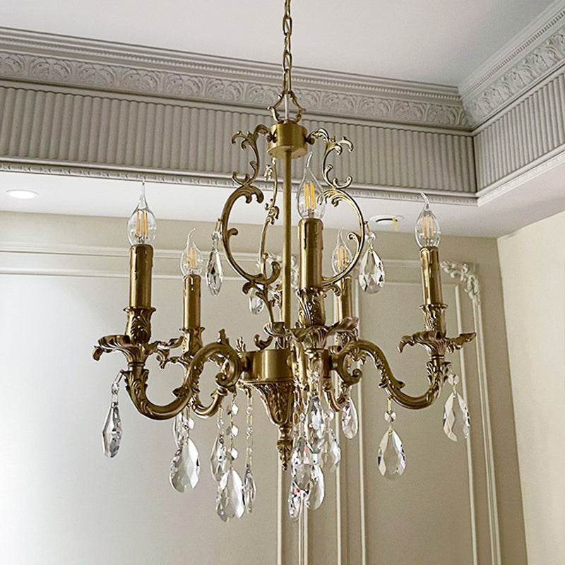 Olrinila Postmodern Luxury Brass Crystal Chandelier - Letslighting