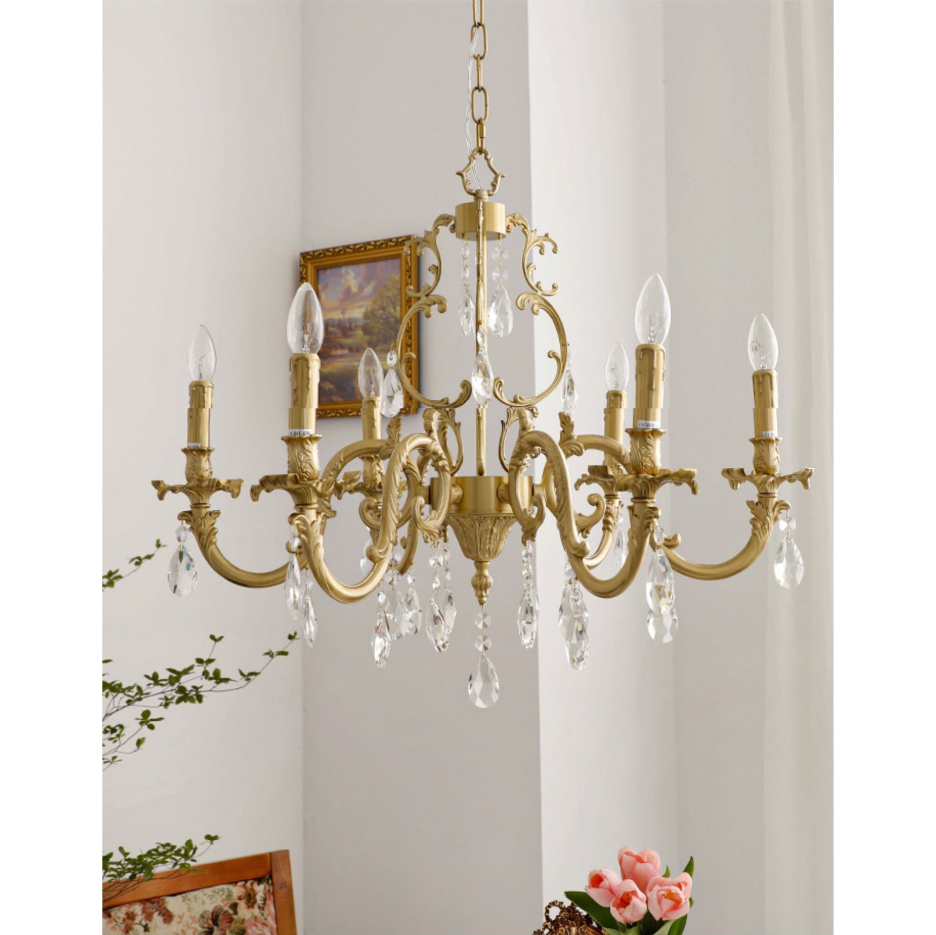 Olrinila Postmodern Luxury Brass Crystal Chandelier - Letslighting
