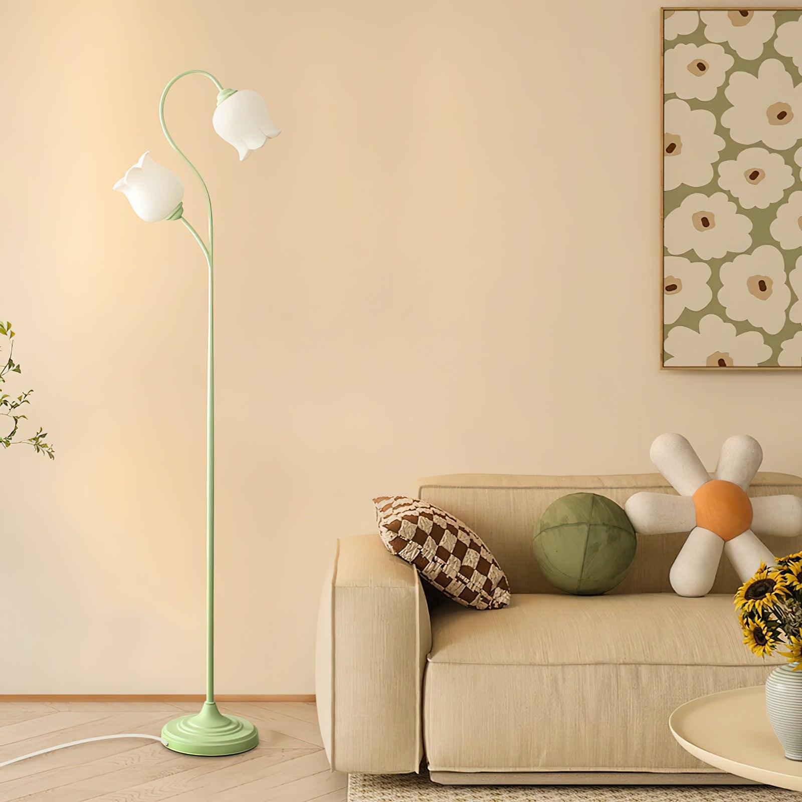 Zevelil Floral Floor Lamp - Letslighting
