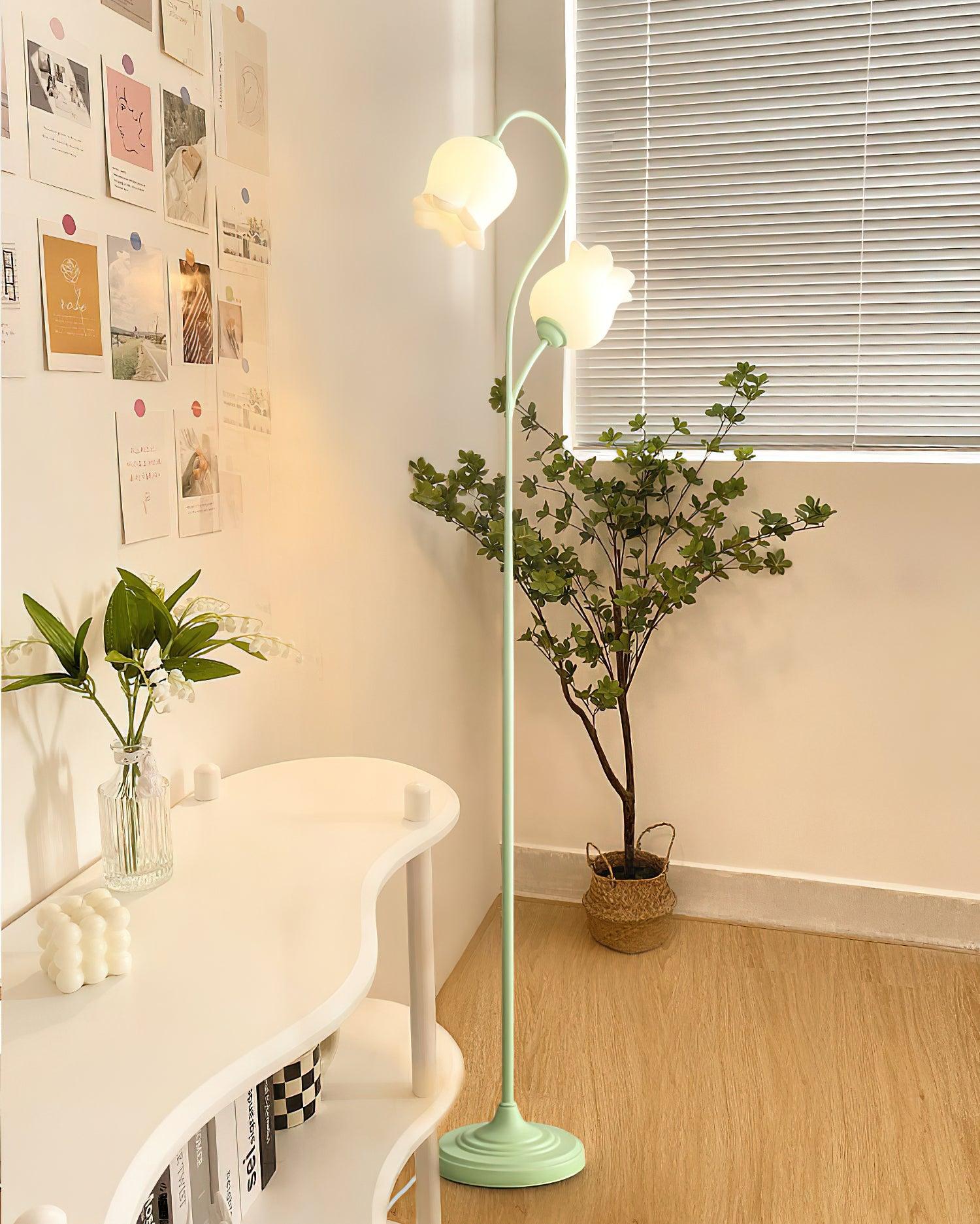 Zevelil Floral Floor Lamp - Letslighting