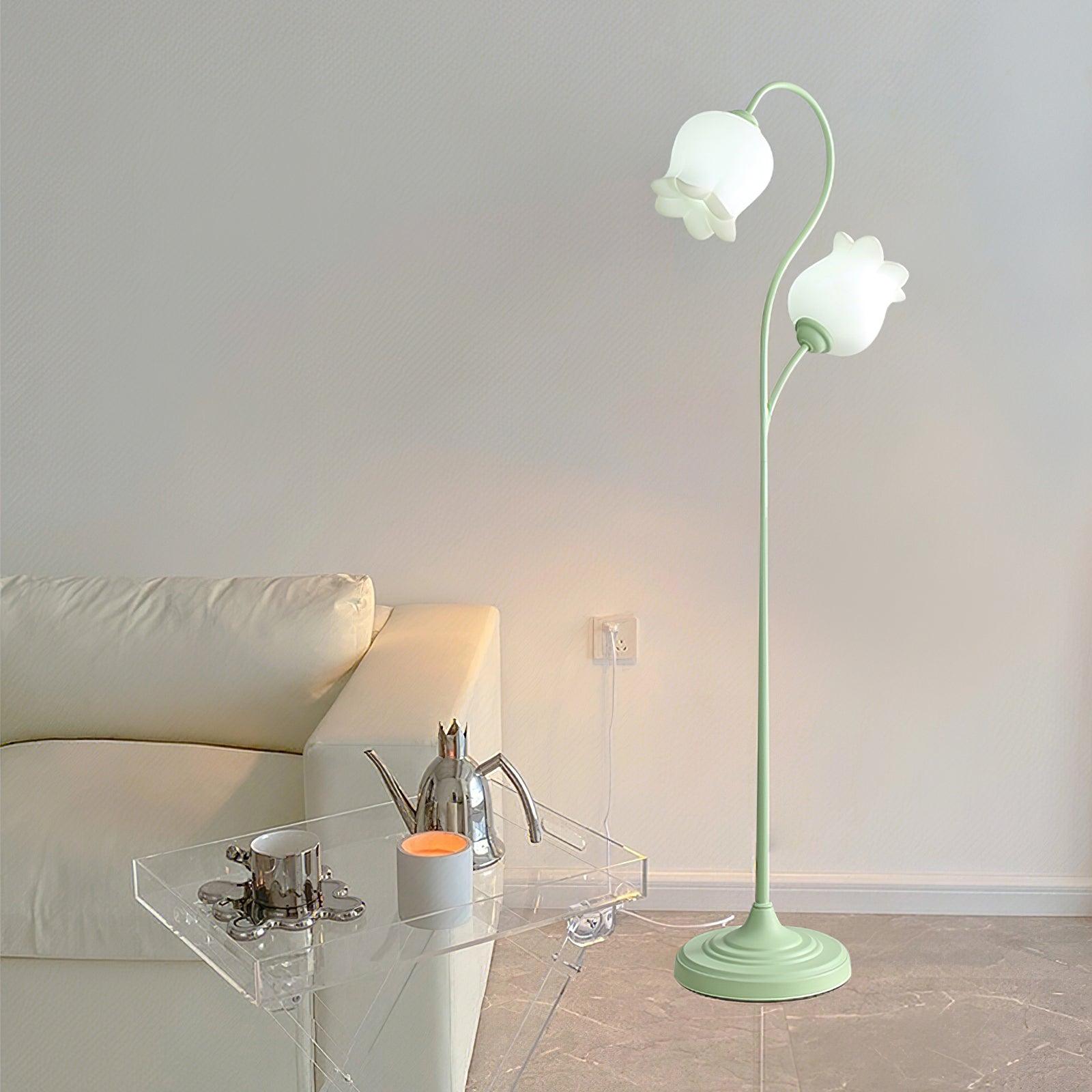 Zevelil Floral Floor Lamp - Letslighting
