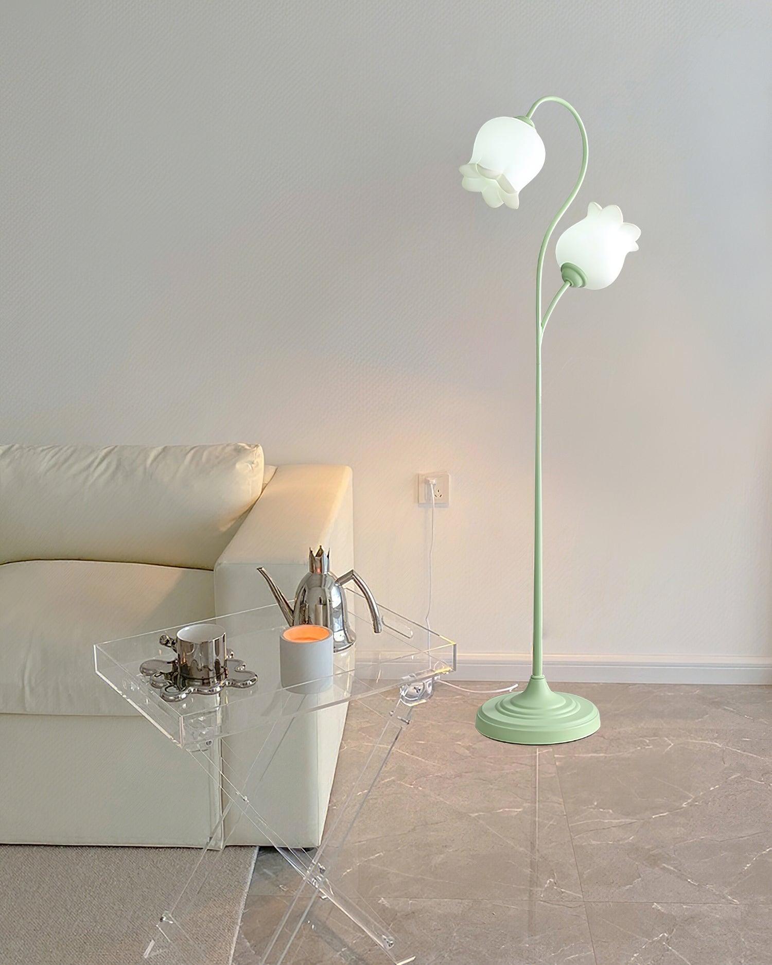 Zevelil Floral Floor Lamp - Letslighting