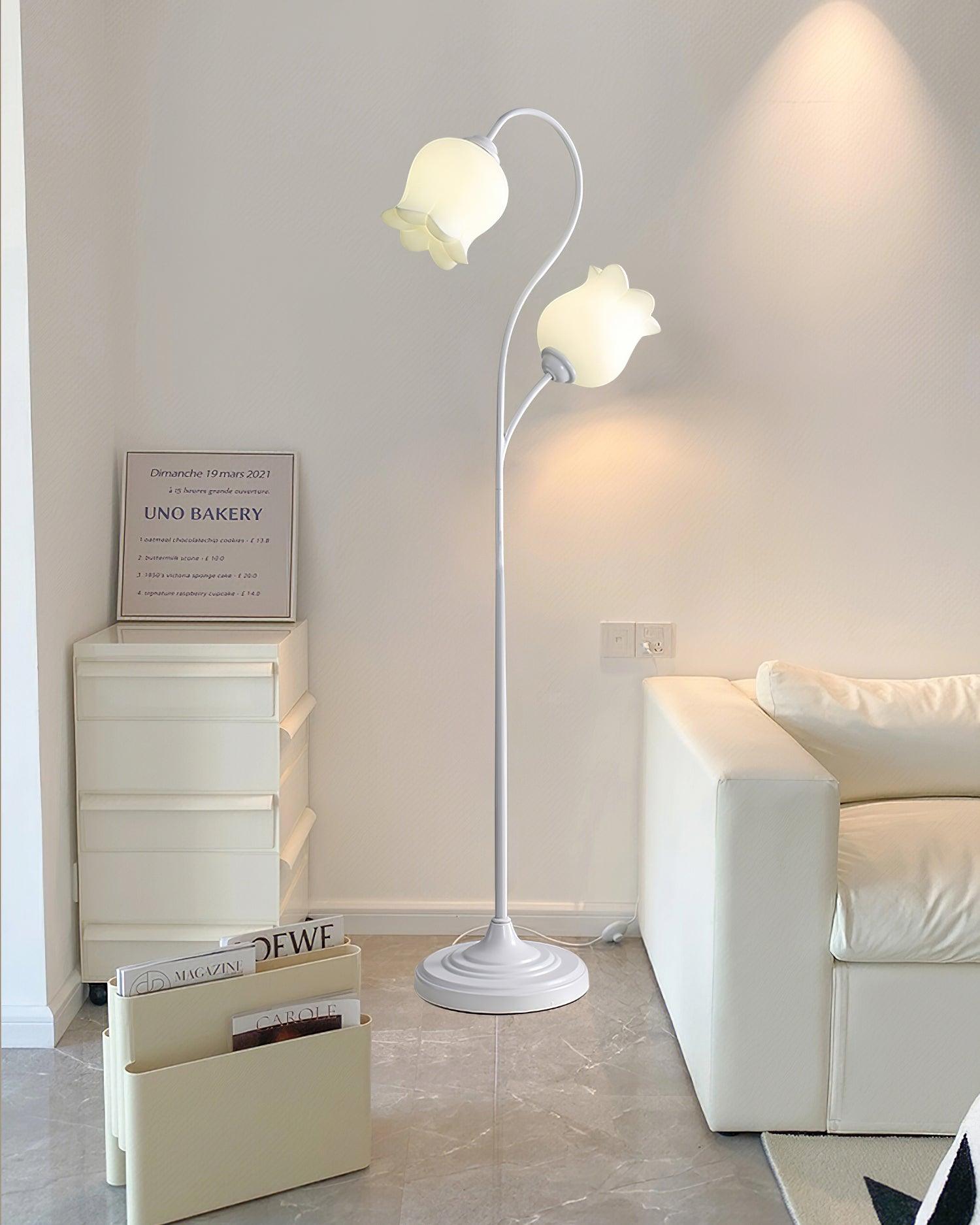 Zevelil Floral Floor Lamp - Letslighting