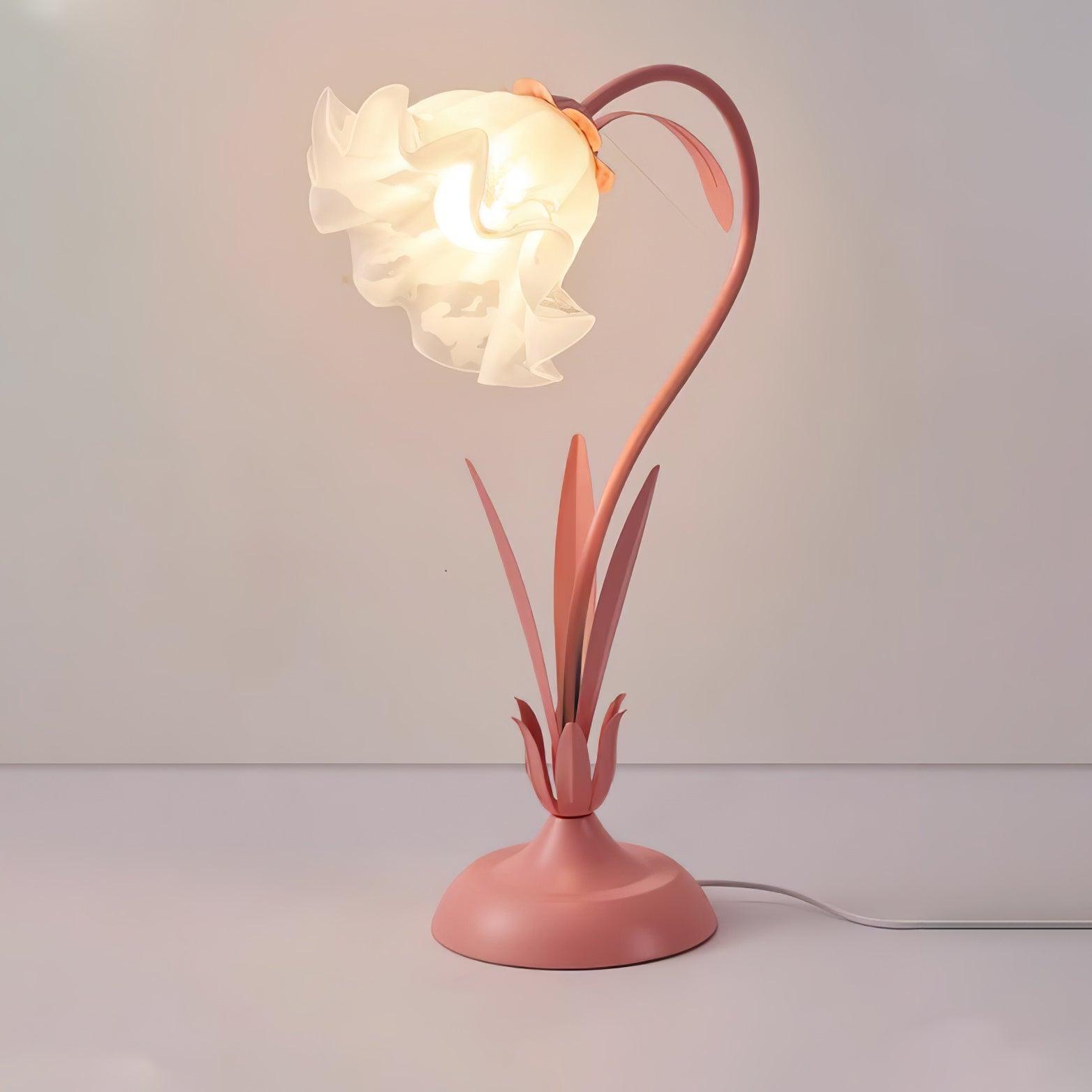 Zorien Acrylic Floral Table Lamp - Letslighting