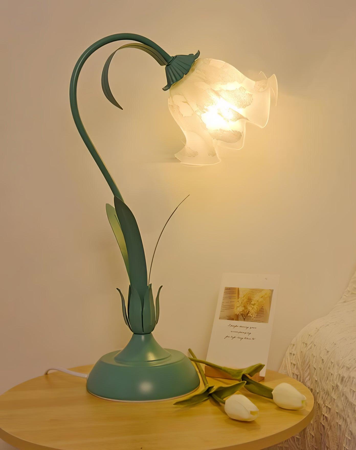 Zorien Acrylic Floral Table Lamp - Letslighting
