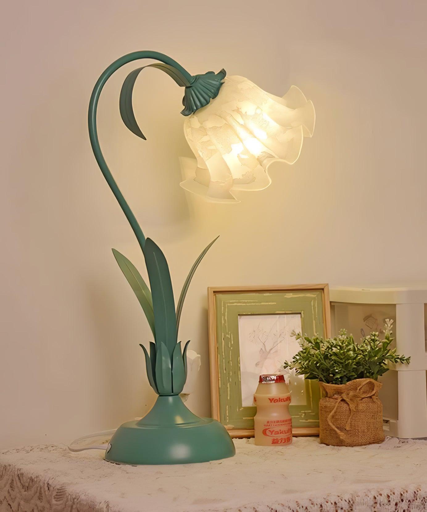 Zorien Acrylic Floral Table Lamp - Letslighting