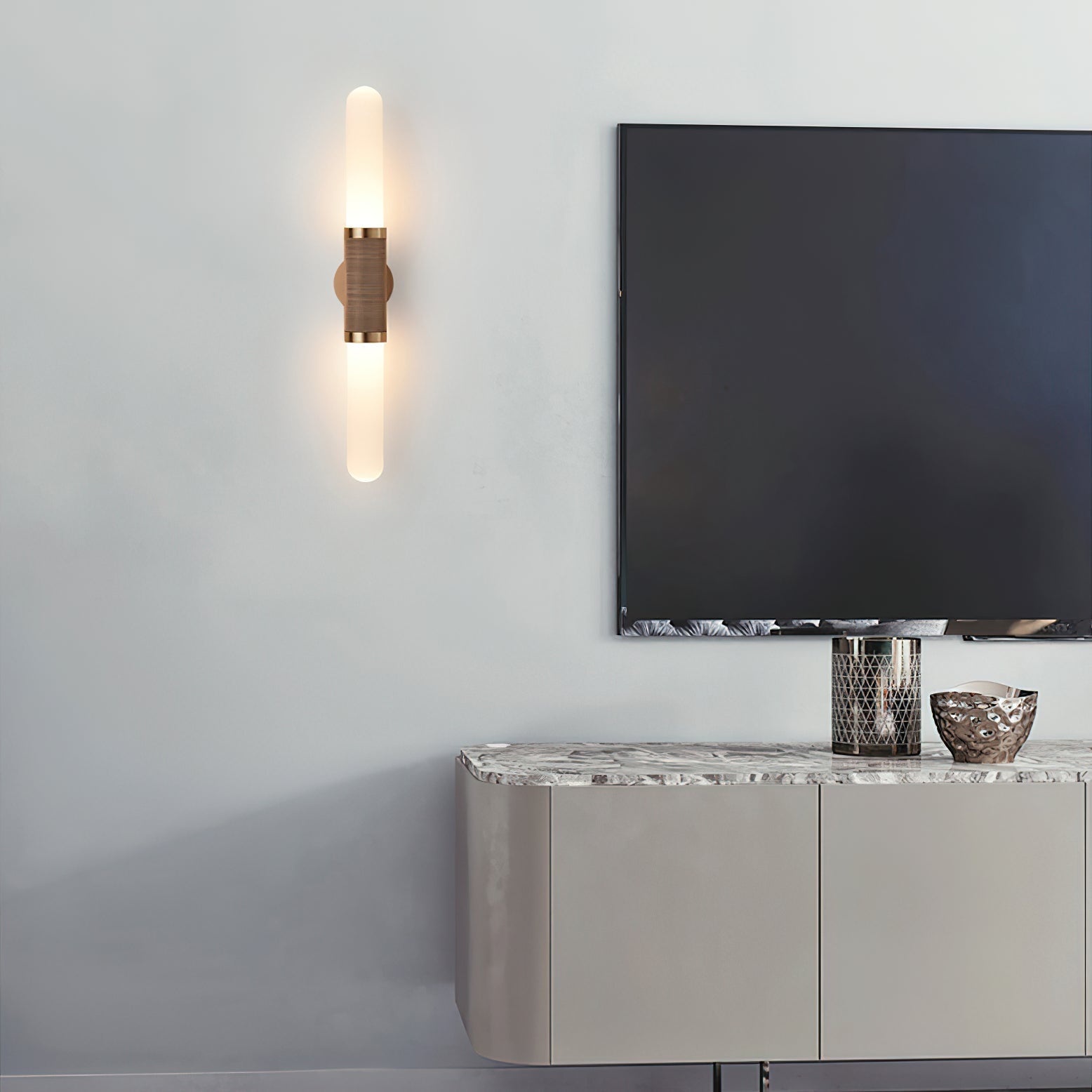 Avaros Modern Minimalist Vanity Glass Wall Lamp - Letslighting