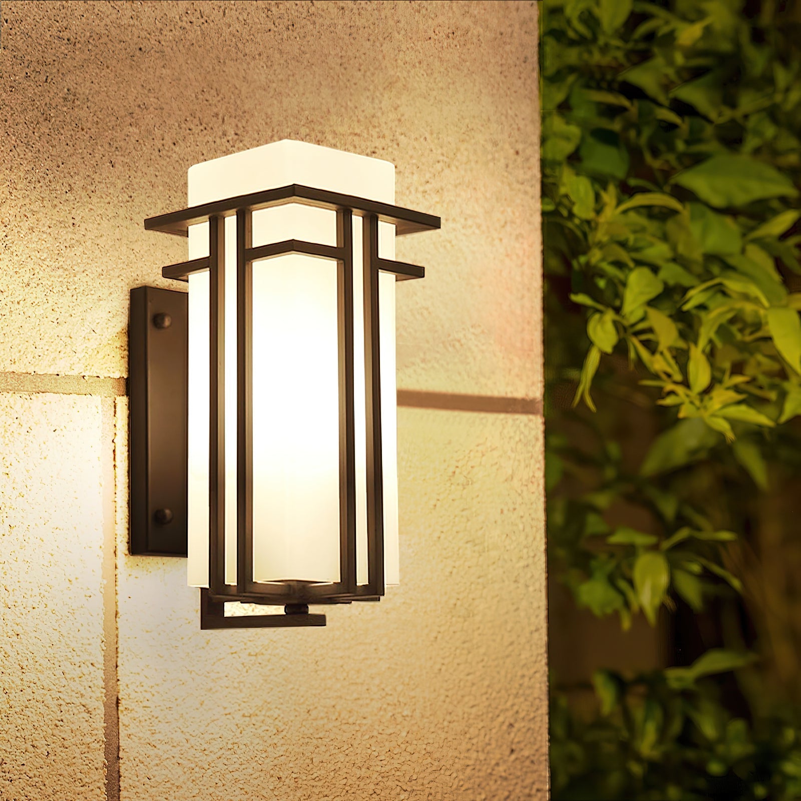 Lustra Outdoor Wall Lamp Iron Lantern Retro - Letslighting