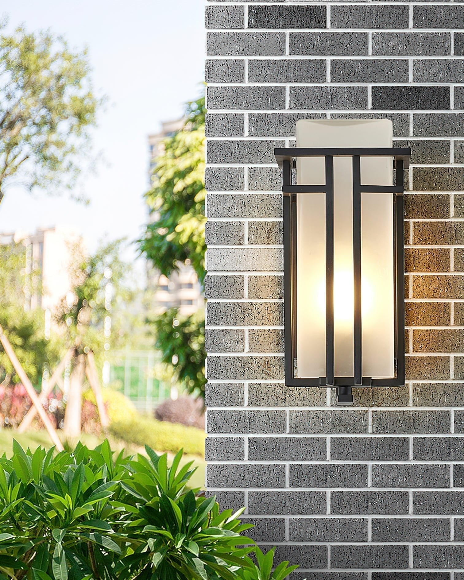 Lustra Outdoor Wall Lamp Iron Lantern Retro - Letslighting