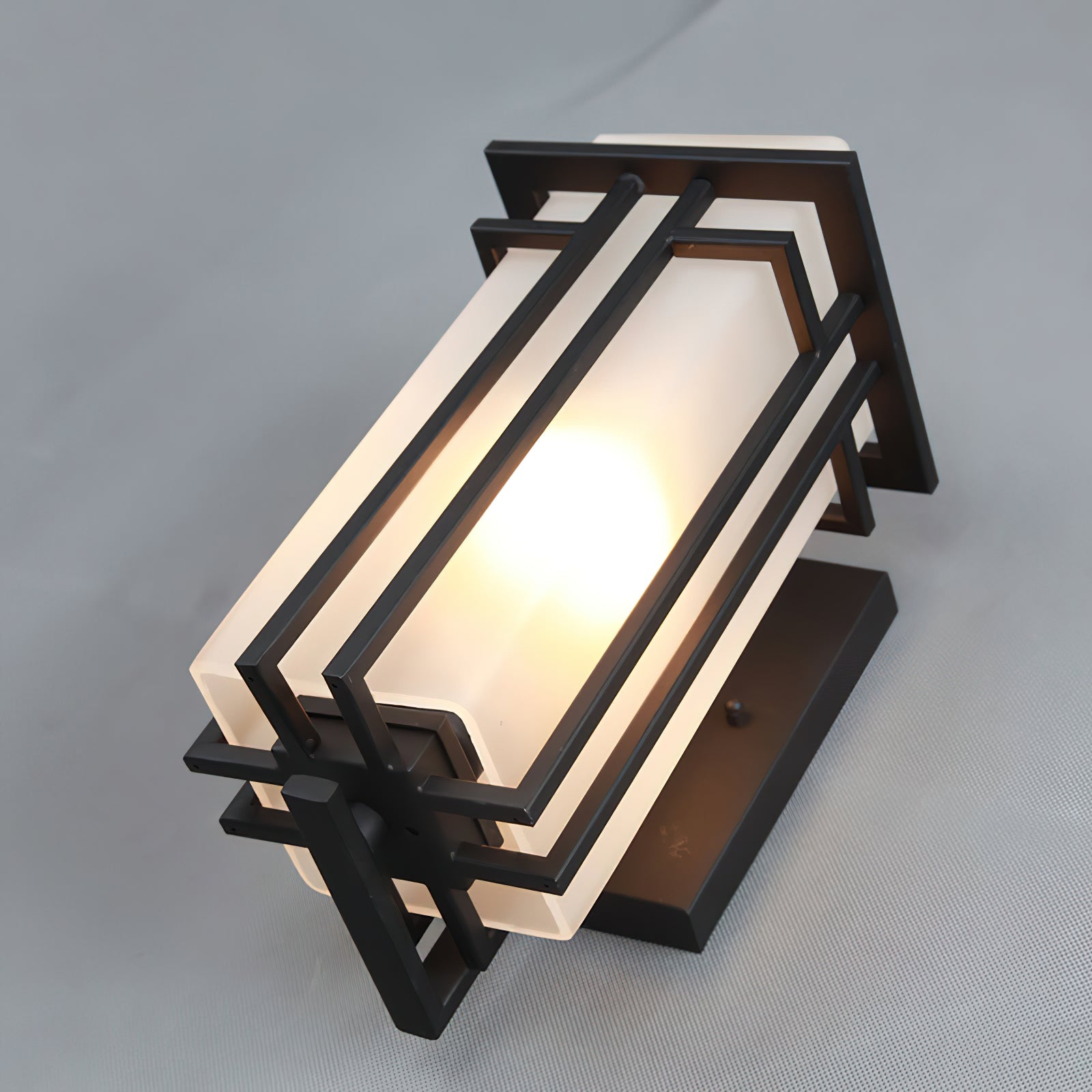 Lustra Outdoor Wall Lamp Iron Lantern Retro - Letslighting