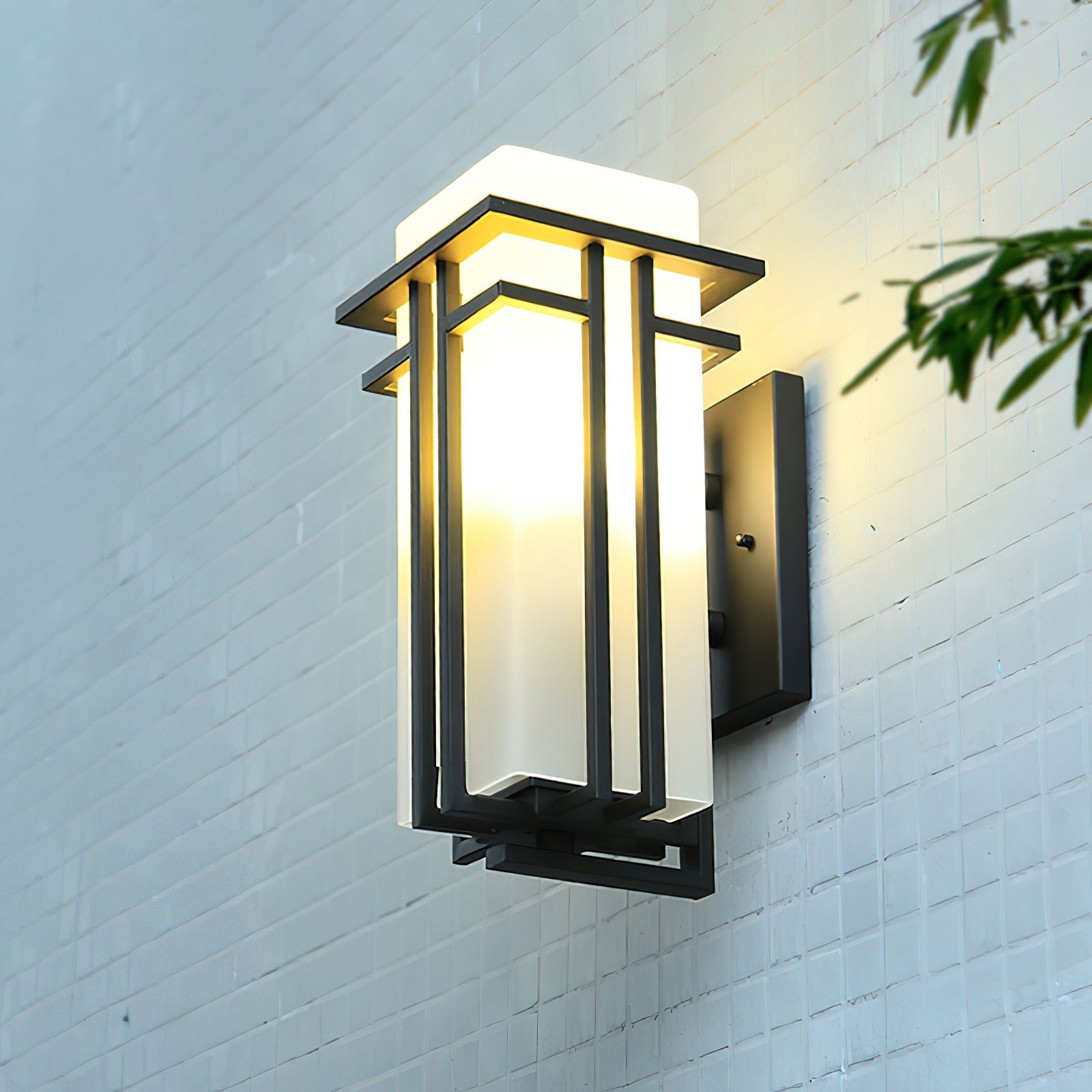 Lustra Outdoor Wall Lamp Iron Lantern Retro - Letslighting