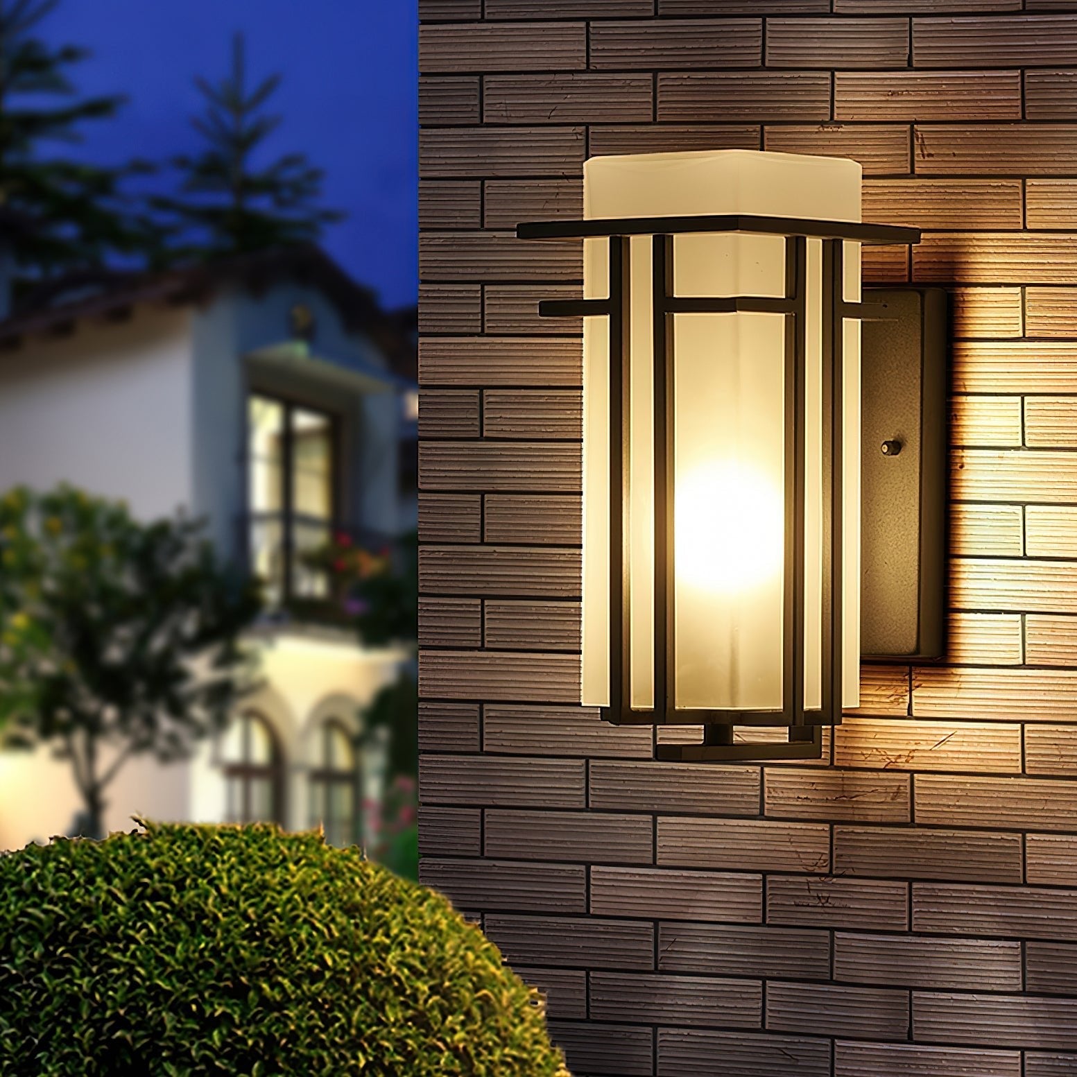 Lustra Outdoor Wall Lamp Iron Lantern Retro - Letslighting