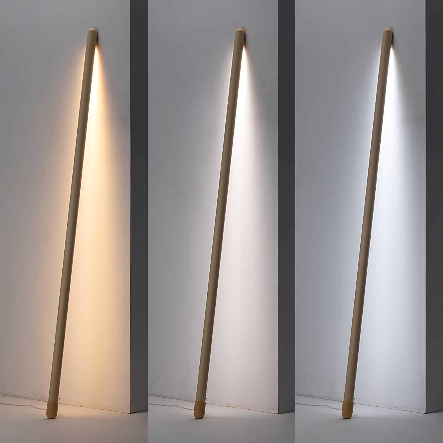 Amos Linear Modern Wood Floor Lamp - Letslighting