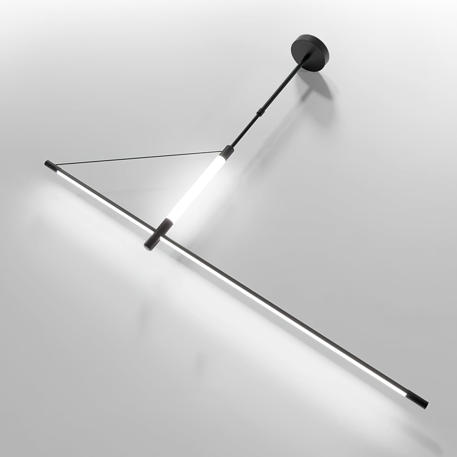 Araeyra Modern Minimalist Linear Axis Pendant Light - Letslighting