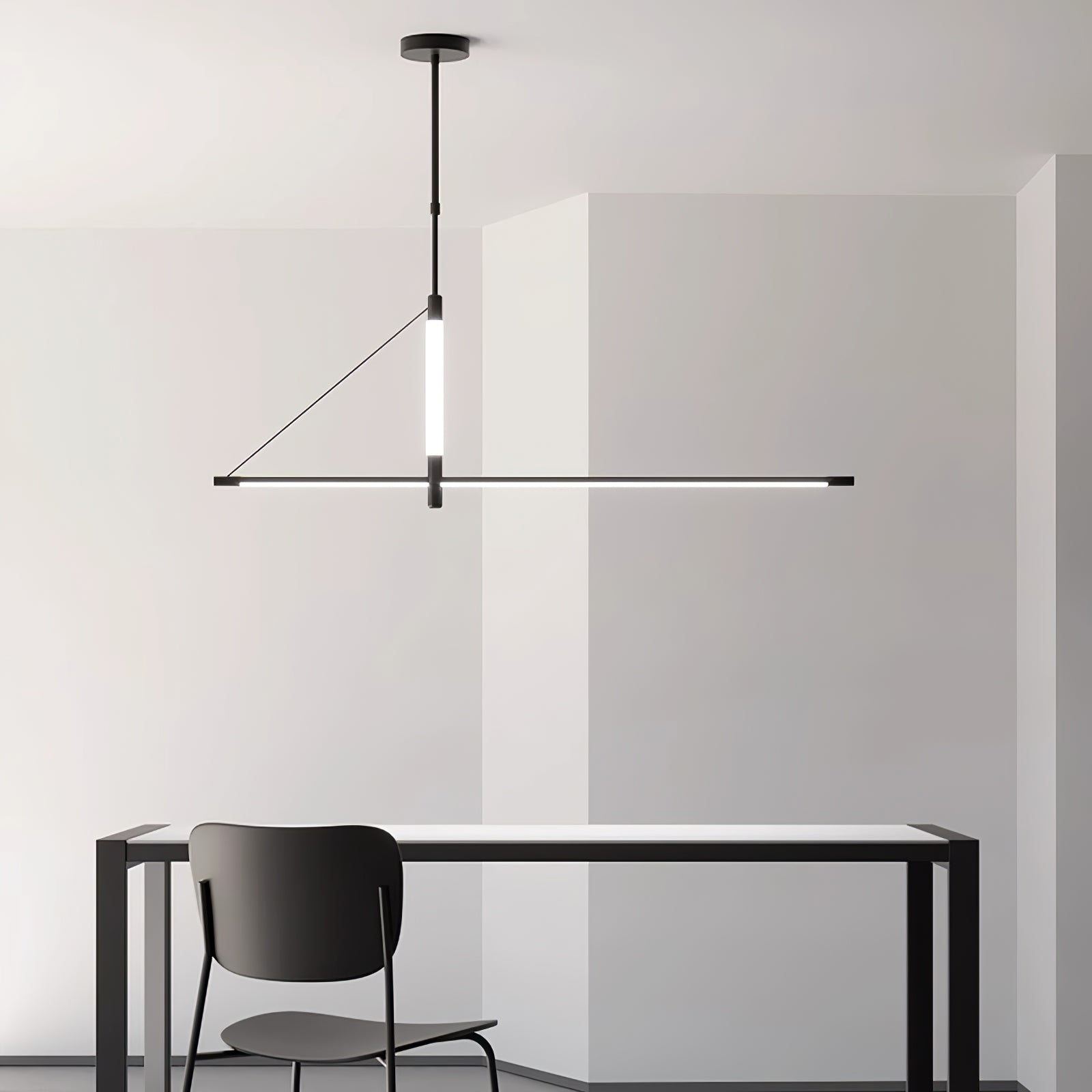 Araeyra Modern Minimalist Linear Axis Pendant Light - Letslighting