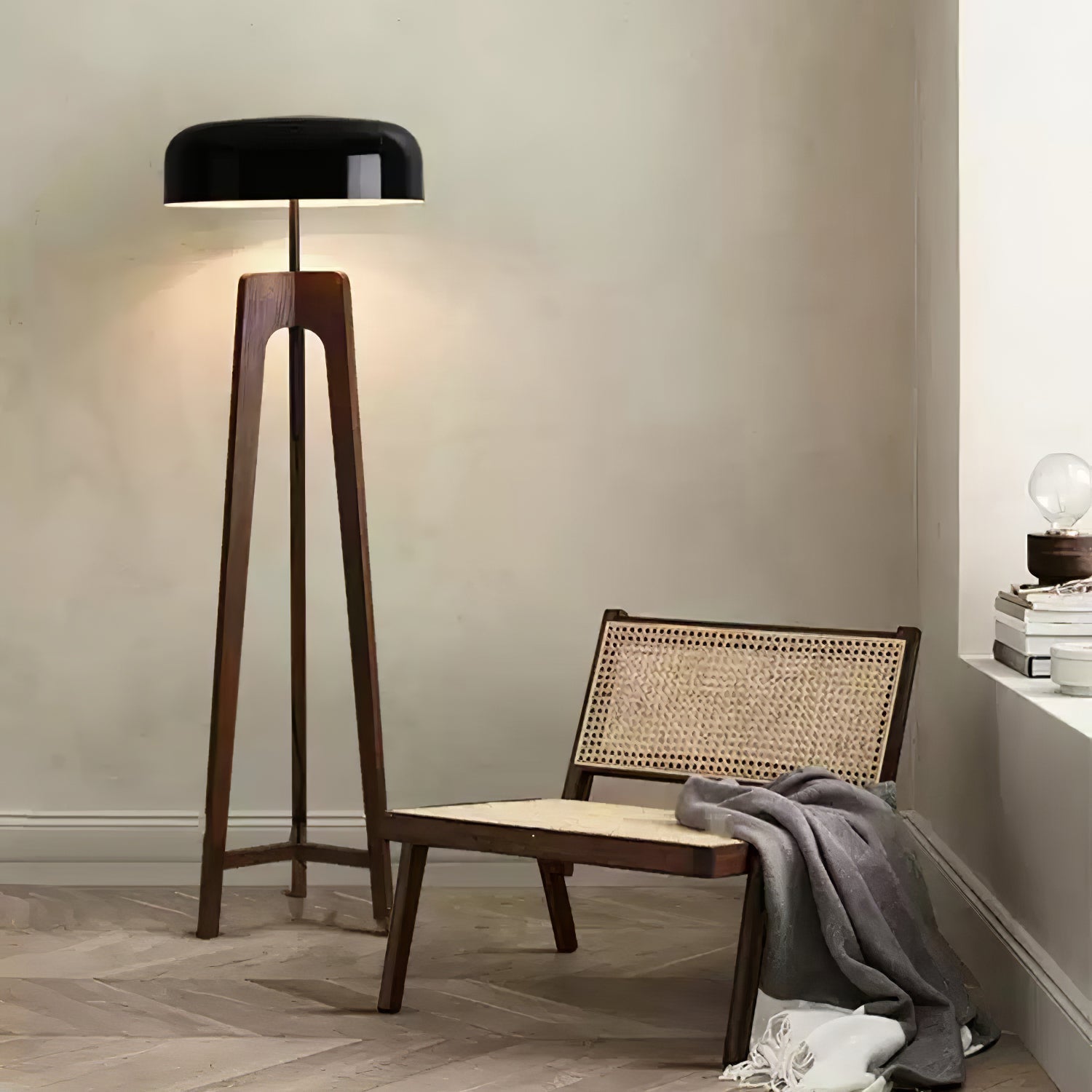 Kovain Wood Minimalist Floor Lamp - Letslighting