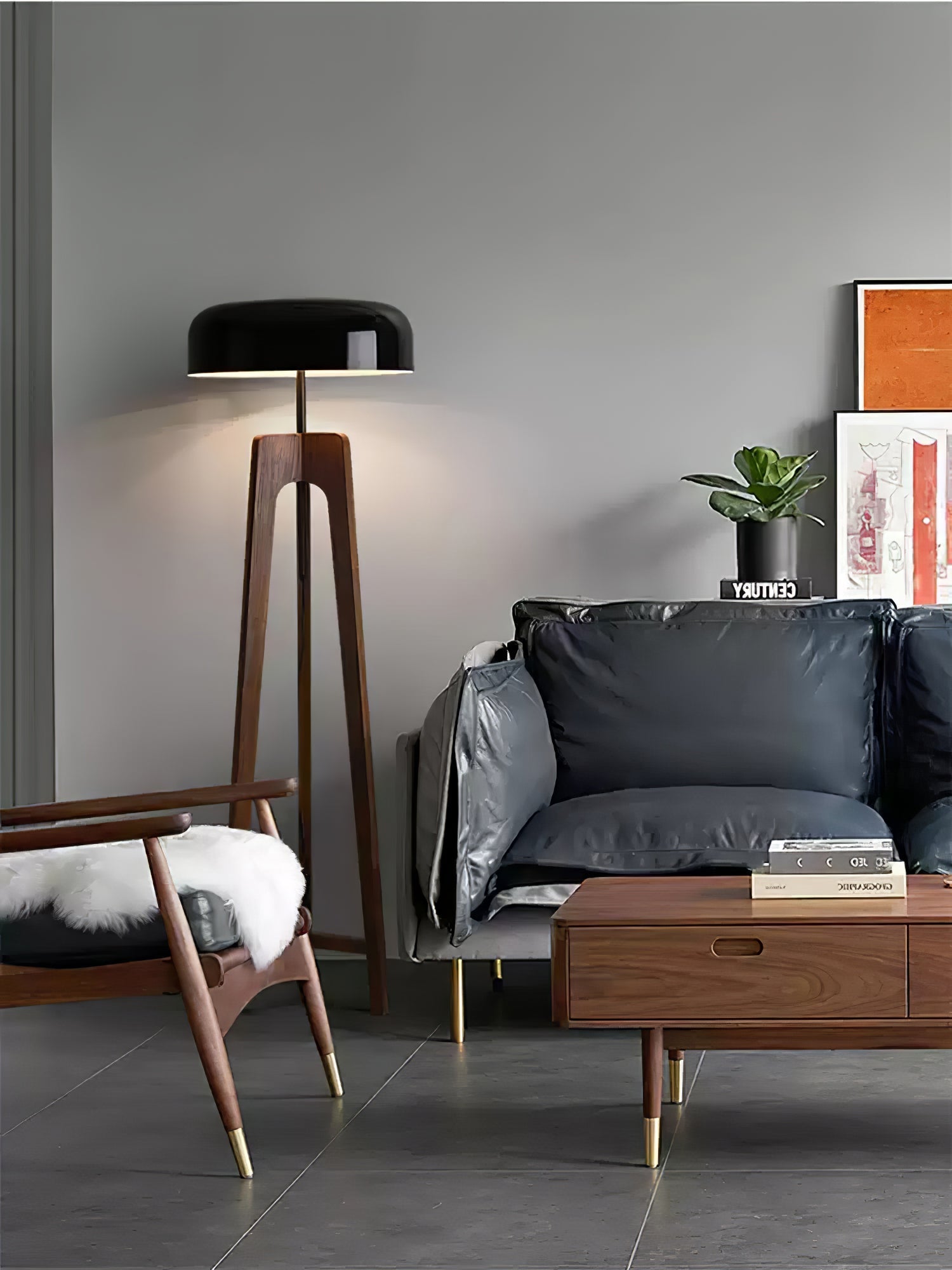 Kovain Wood Minimalist Floor Lamp - Letslighting