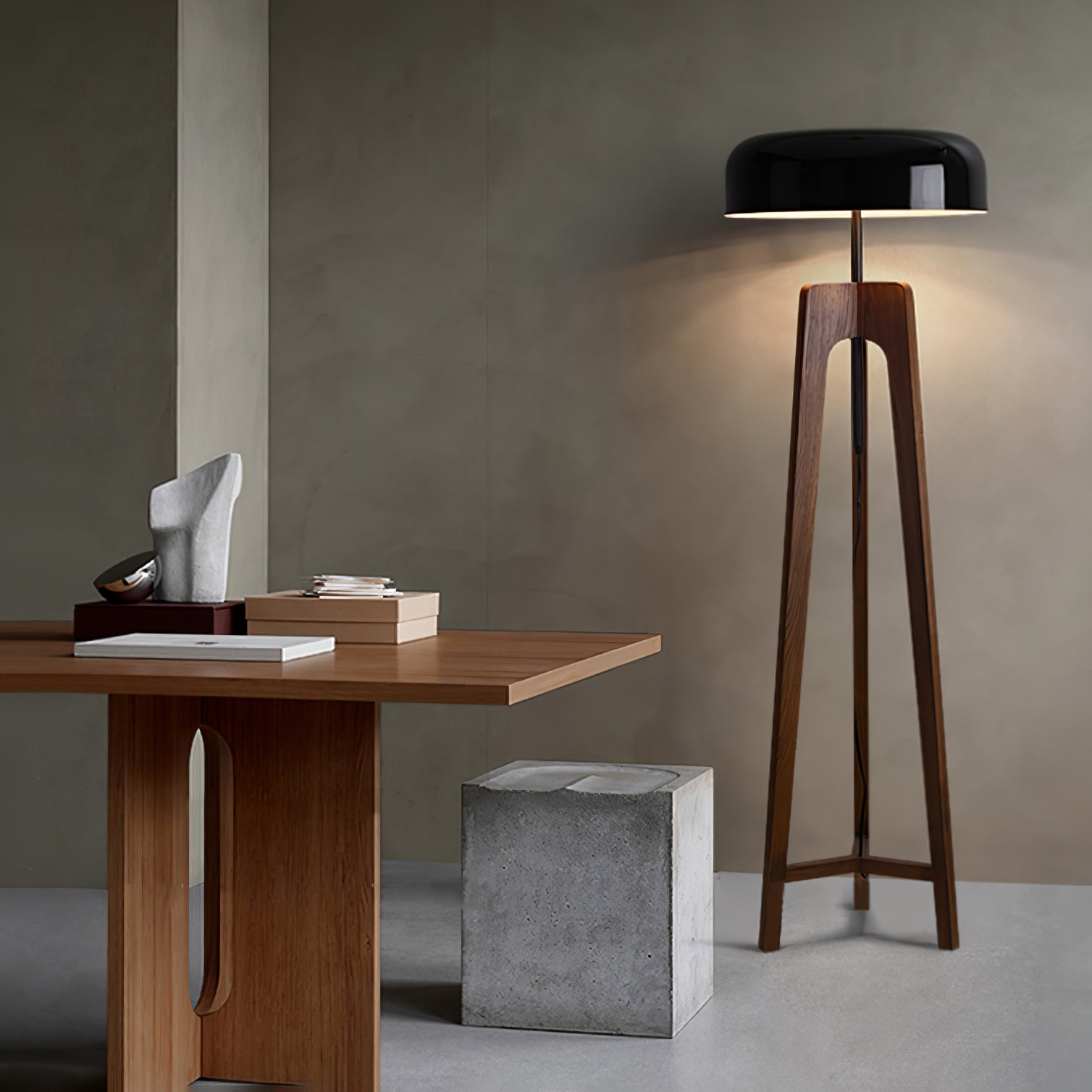 Kovain Wood Minimalist Floor Lamp - Letslighting