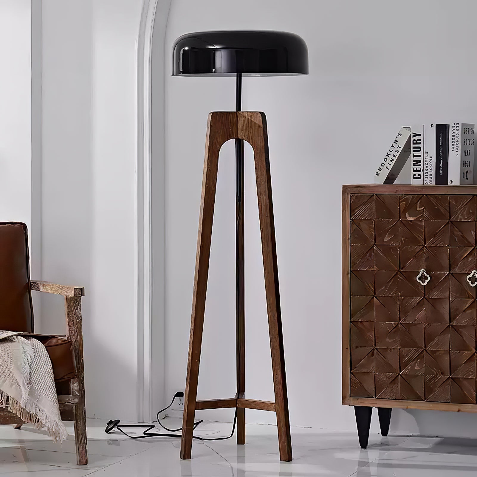 Kovain Wood Minimalist Floor Lamp - Letslighting