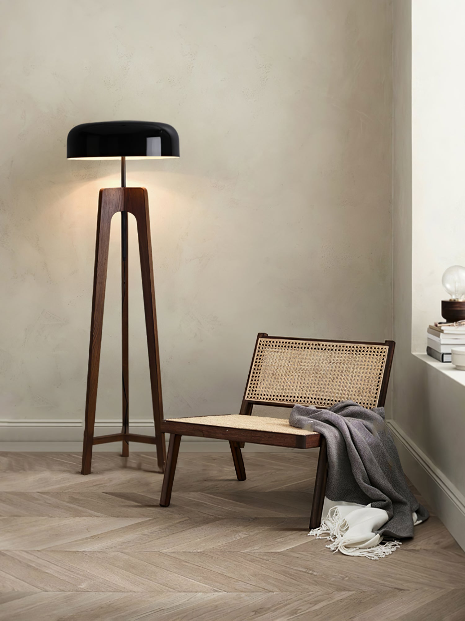 Kovain Wood Minimalist Floor Lamp - Letslighting