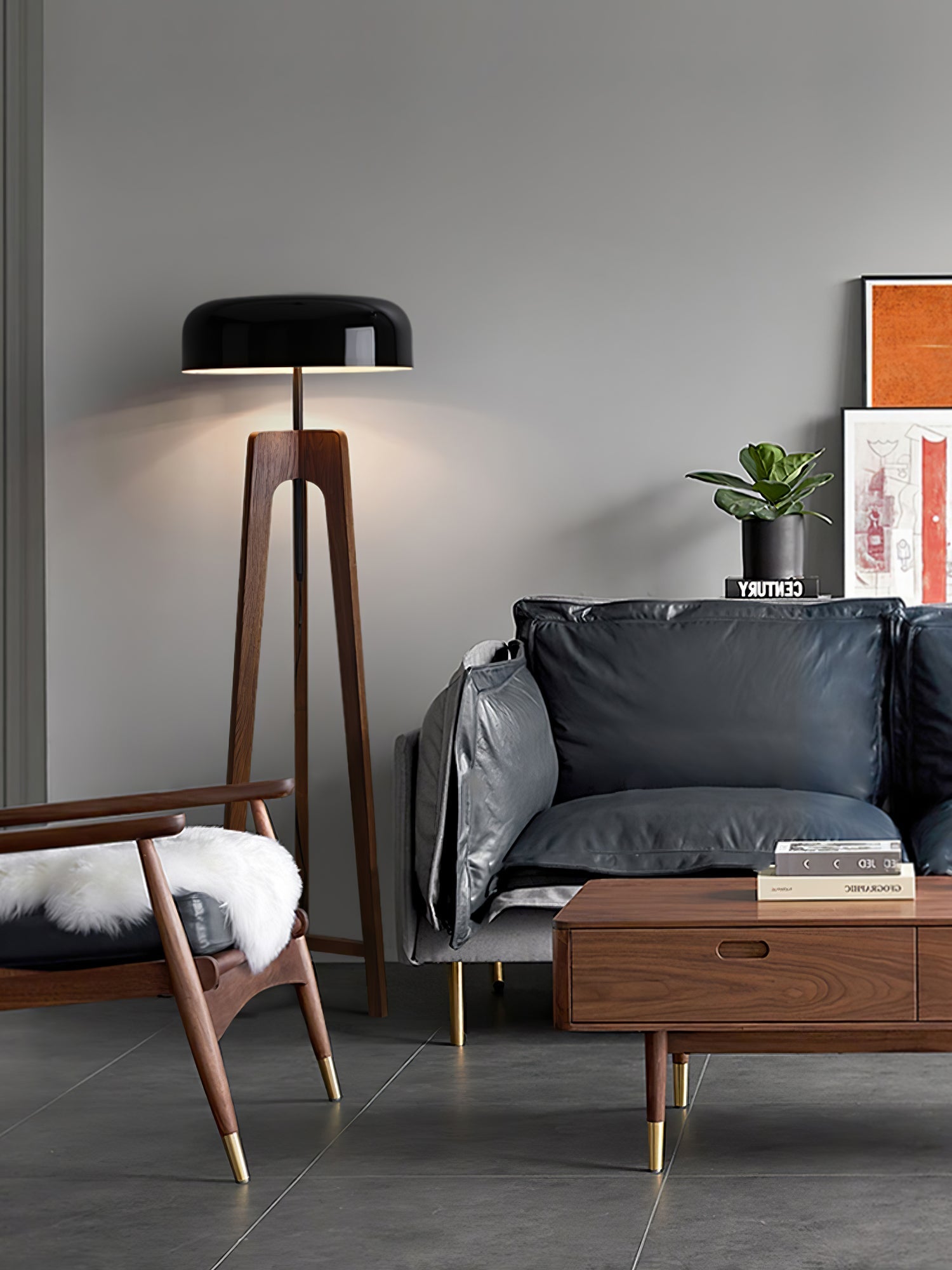 Kovain Wood Minimalist Floor Lamp - Letslighting