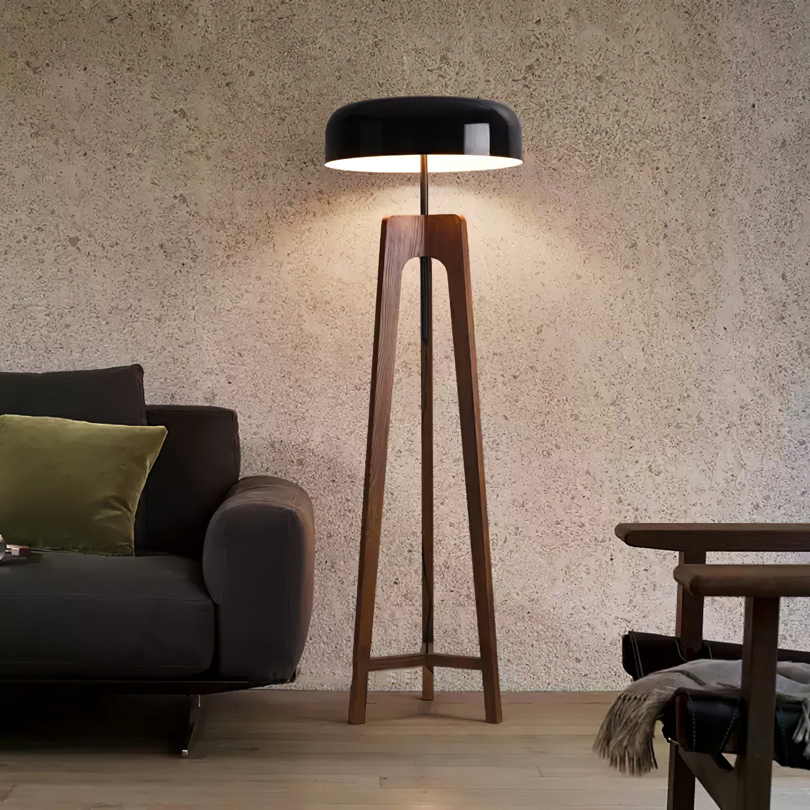 Kovain Wood Minimalist Floor Lamp - Letslighting