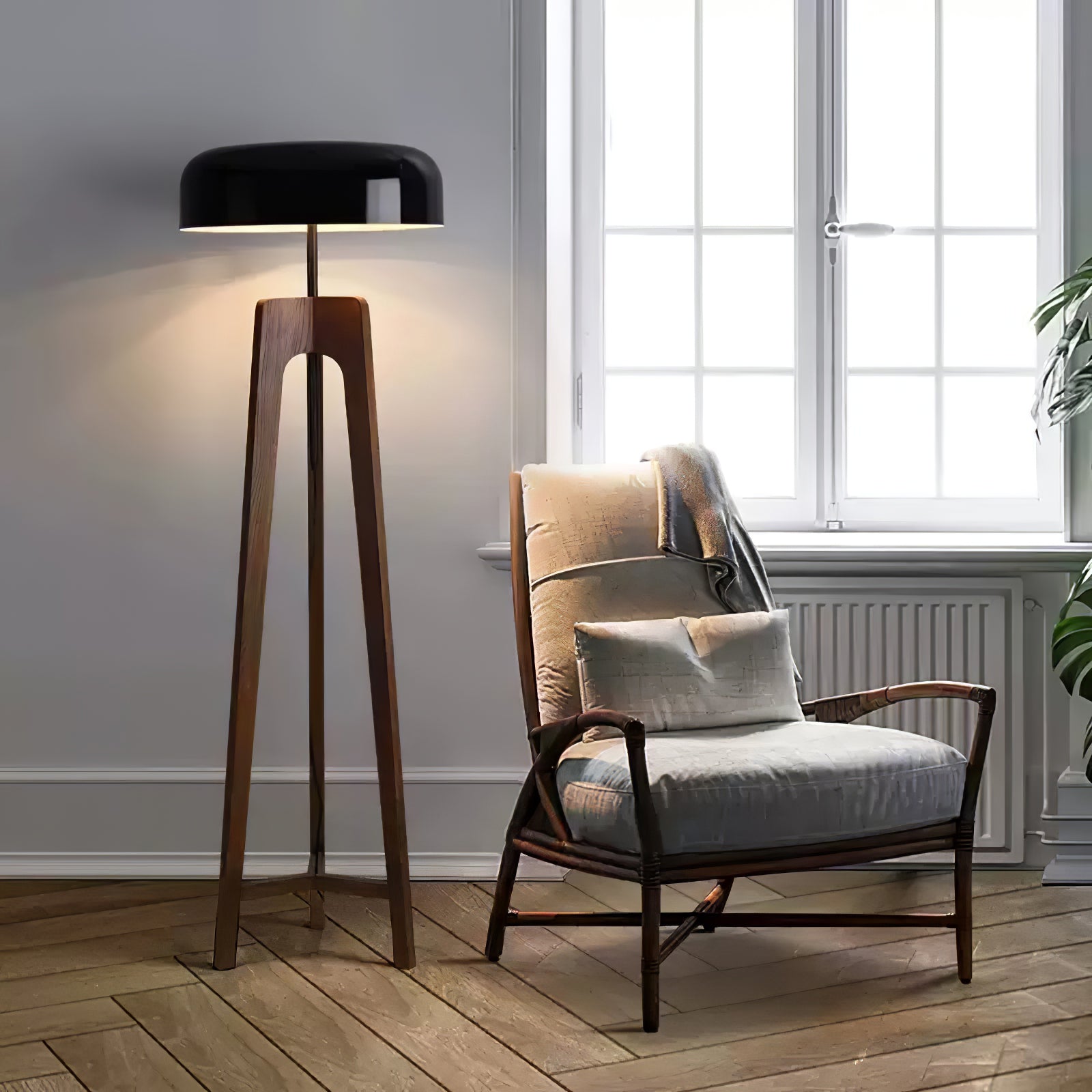 Kovain Wood Minimalist Floor Lamp - Letslighting