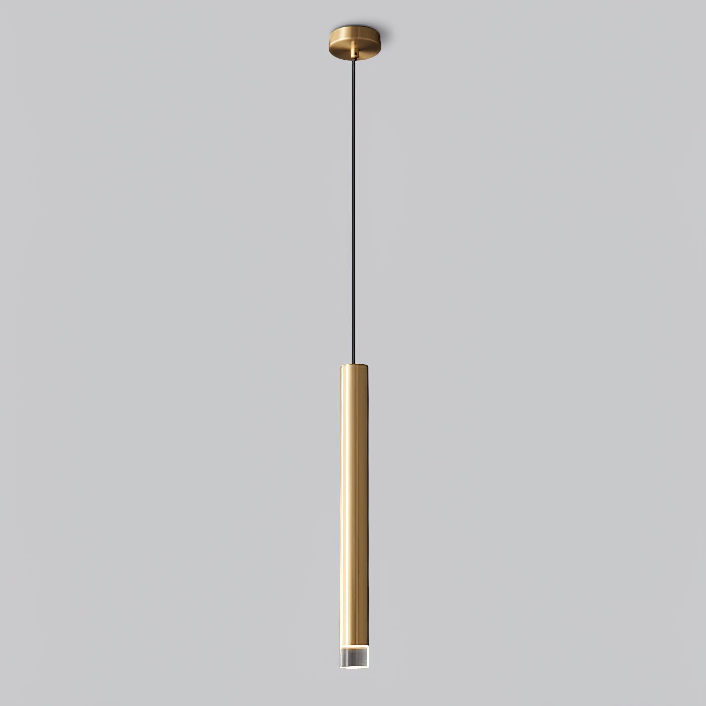 Cetheel Modern Minimalist Brass Plastic Pendant Light - Letslighting
