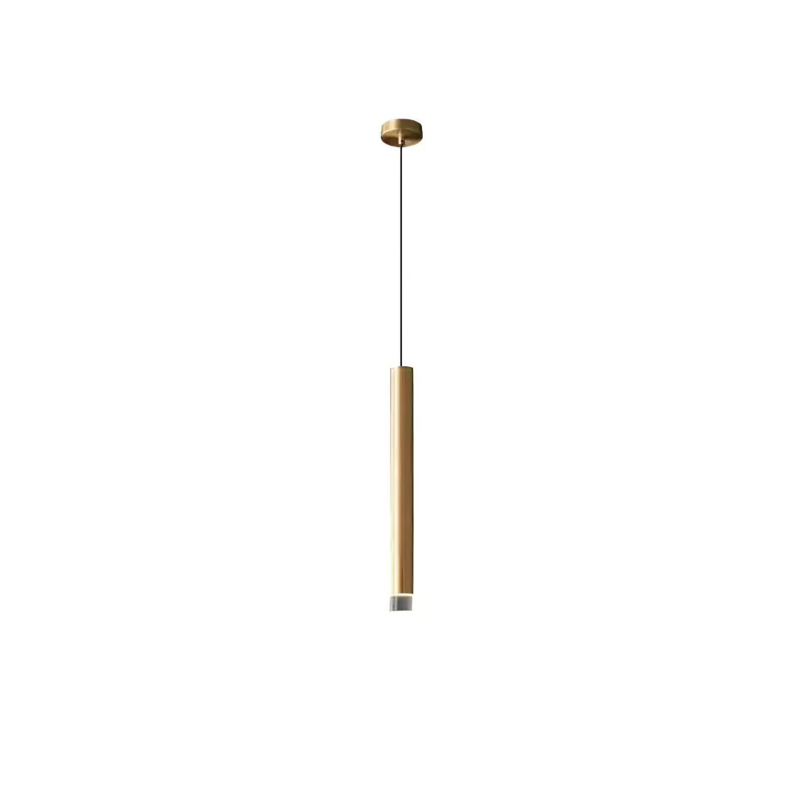 Cetheel Modern Minimalist Brass Plastic Pendant Light - Letslighting