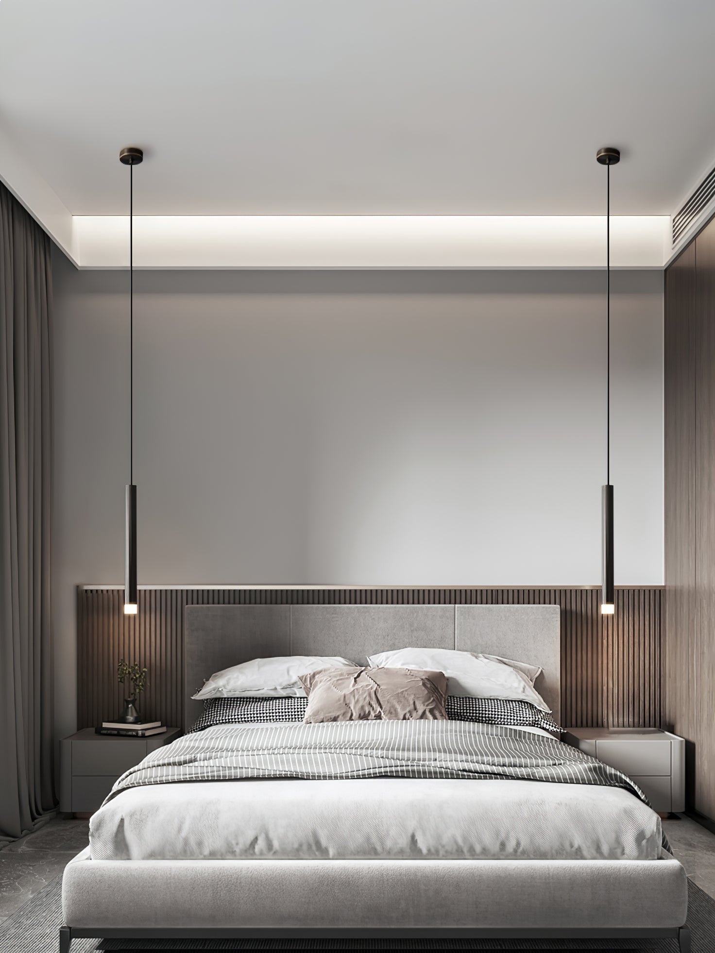 Cetheel Modern Minimalist Brass Plastic Pendant Light - Letslighting