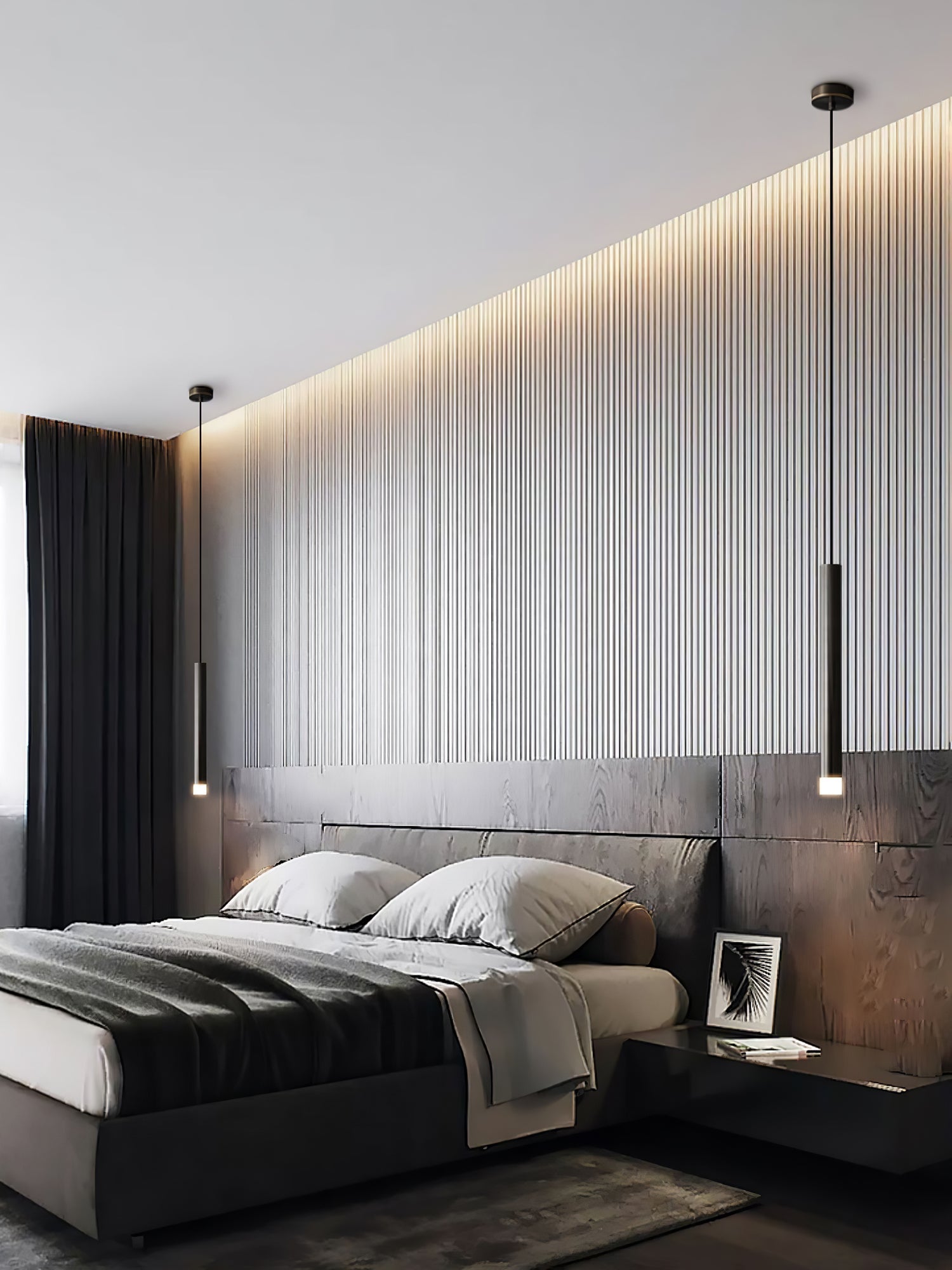 Cetheel Modern Minimalist Brass Plastic Pendant Light - Letslighting